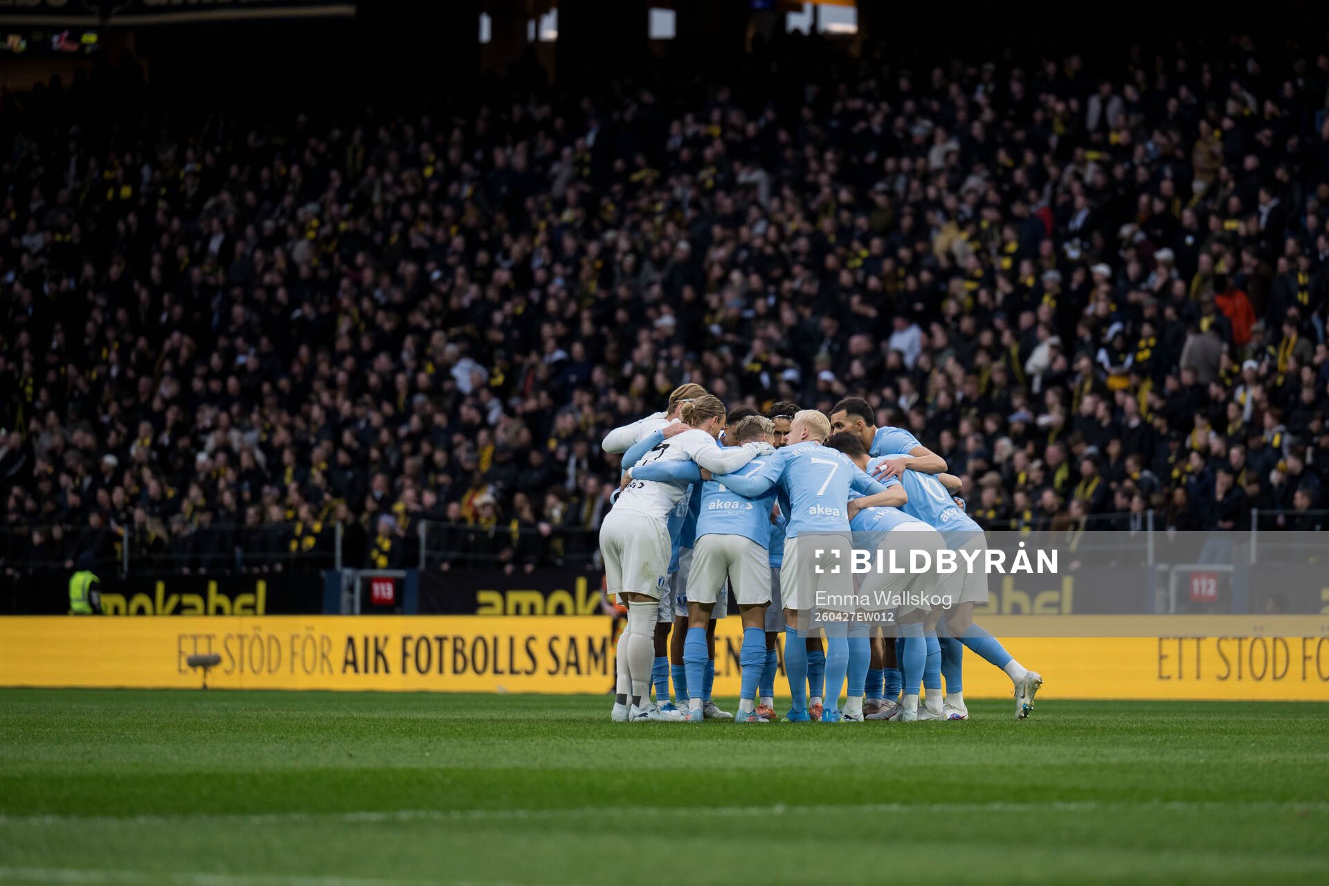 Malmö FFs spelare samlas