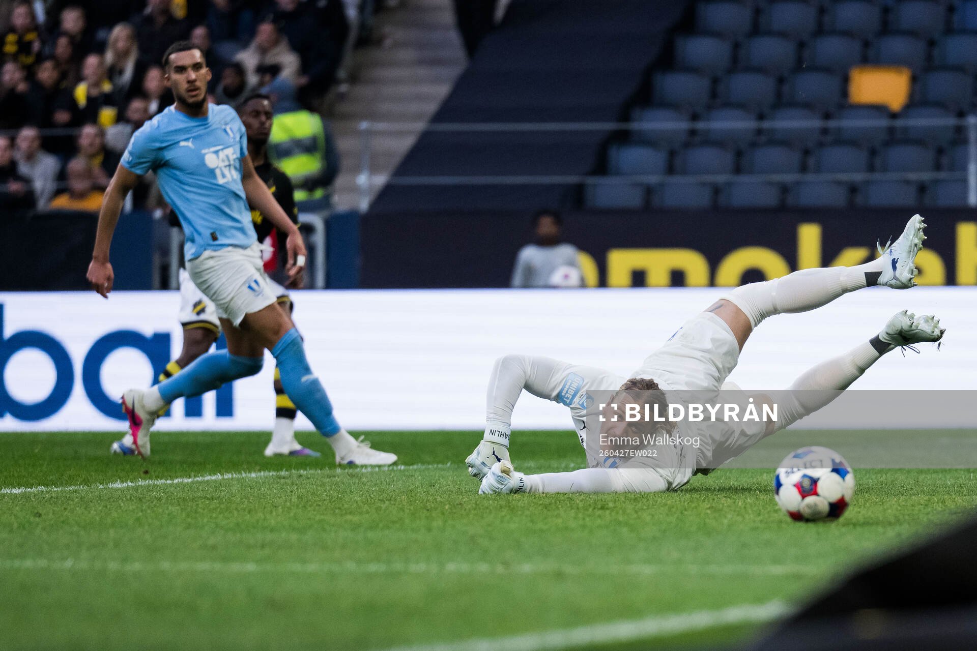 Malmö FFs målvakt Johan Dahlin