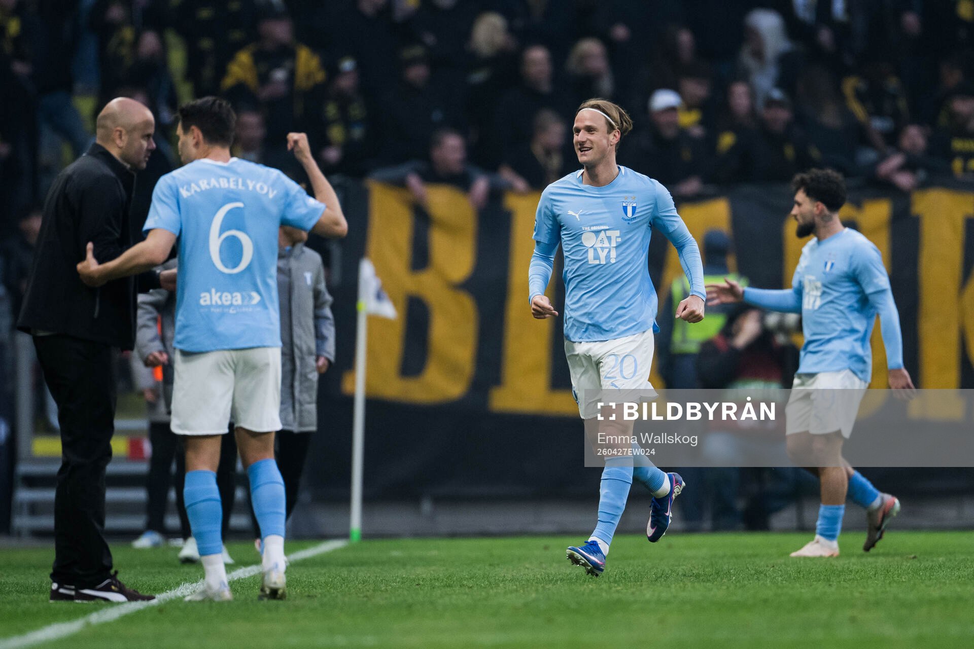 Malmö FFs Erik Botheim jublar
