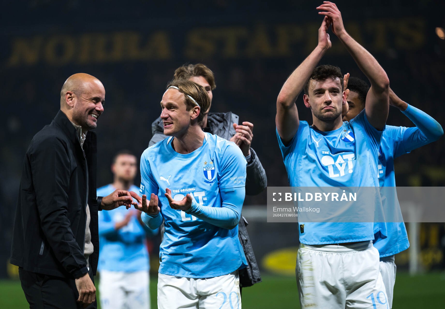 Malmö FFs huvudtränare Miguel Angel Ramirez och Erik