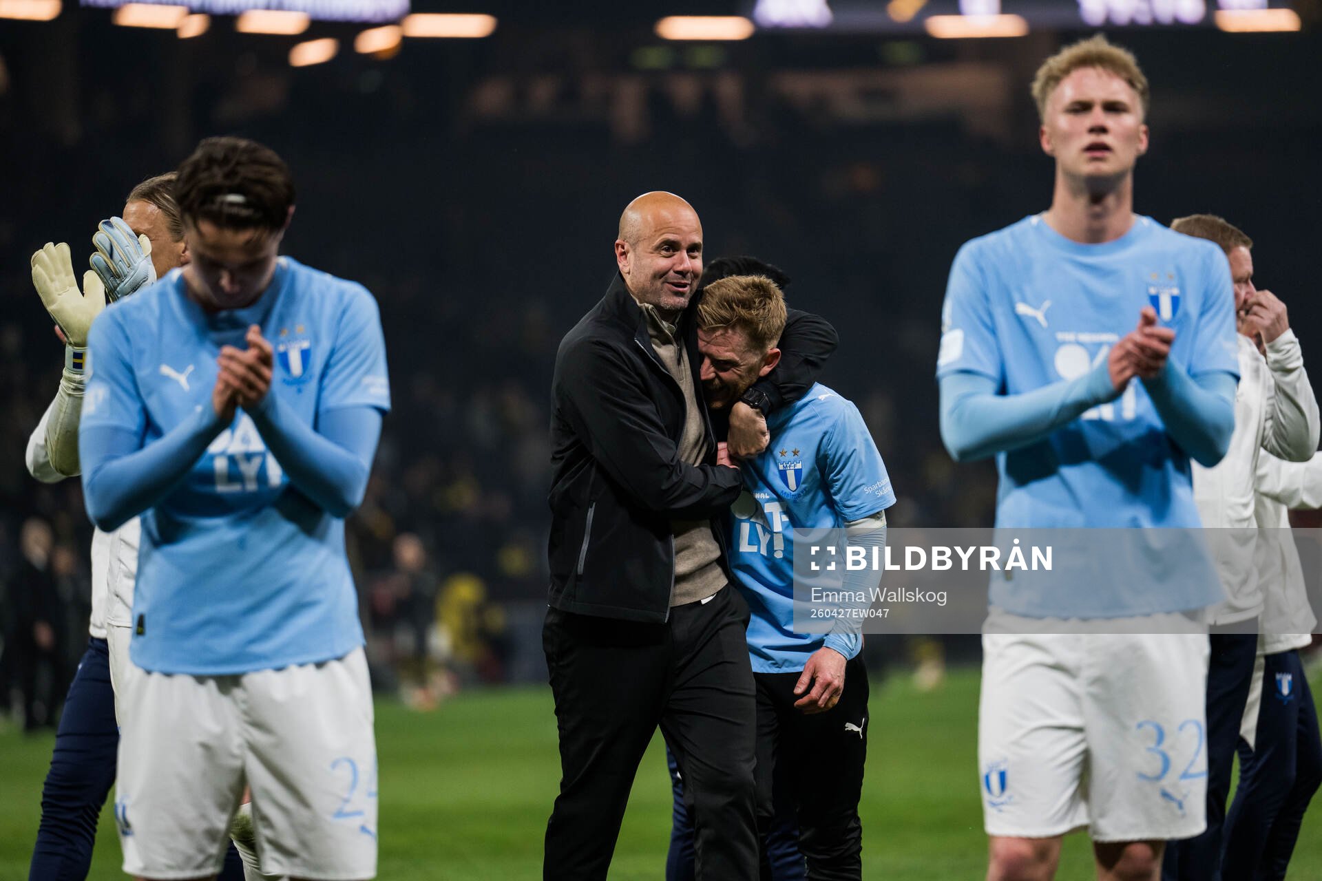 Malmö FFs huvudtränare Miguel Angel Ramirez och Anders