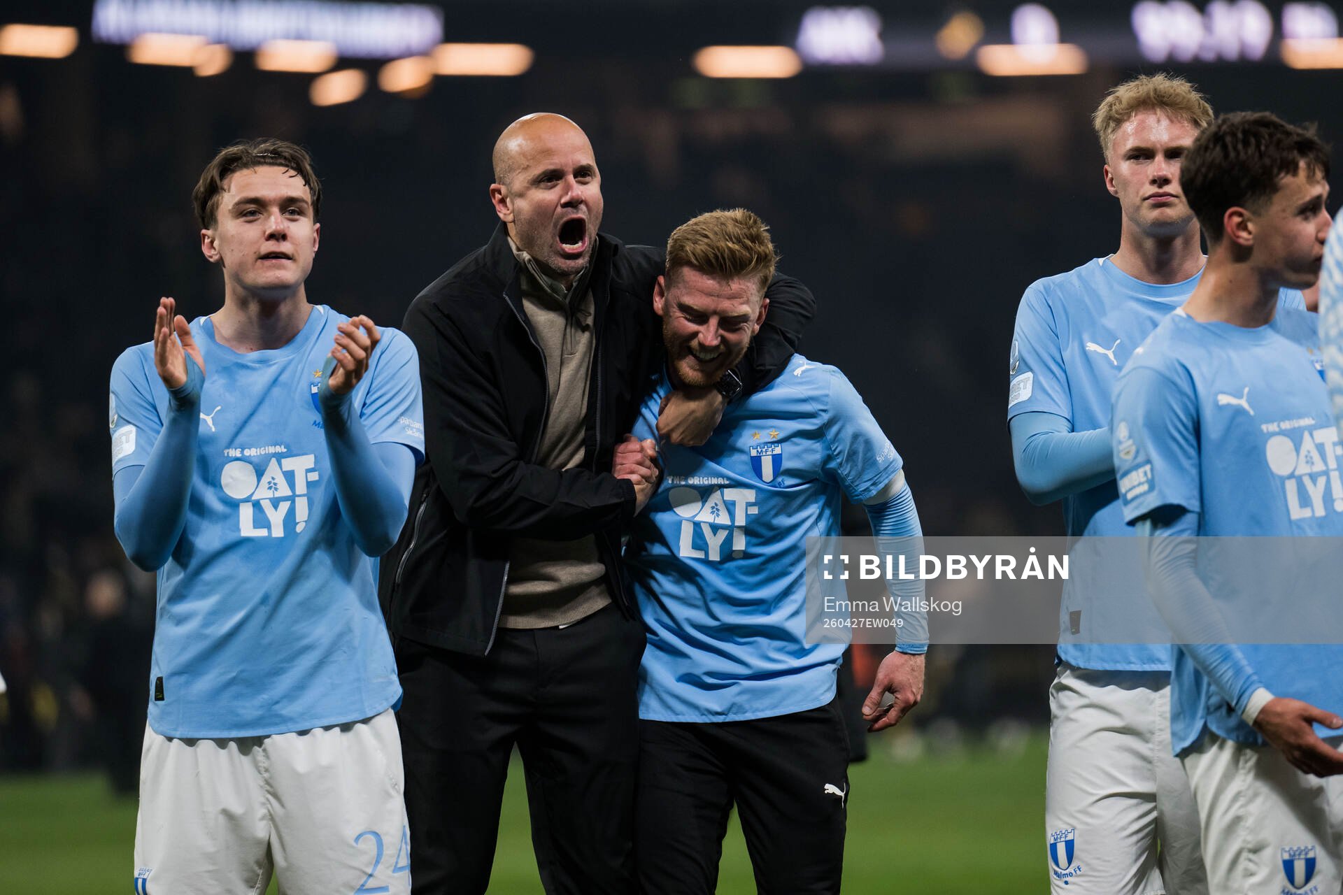 Malmö FFs huvudtränare Miguel Angel Ramirez och Anders