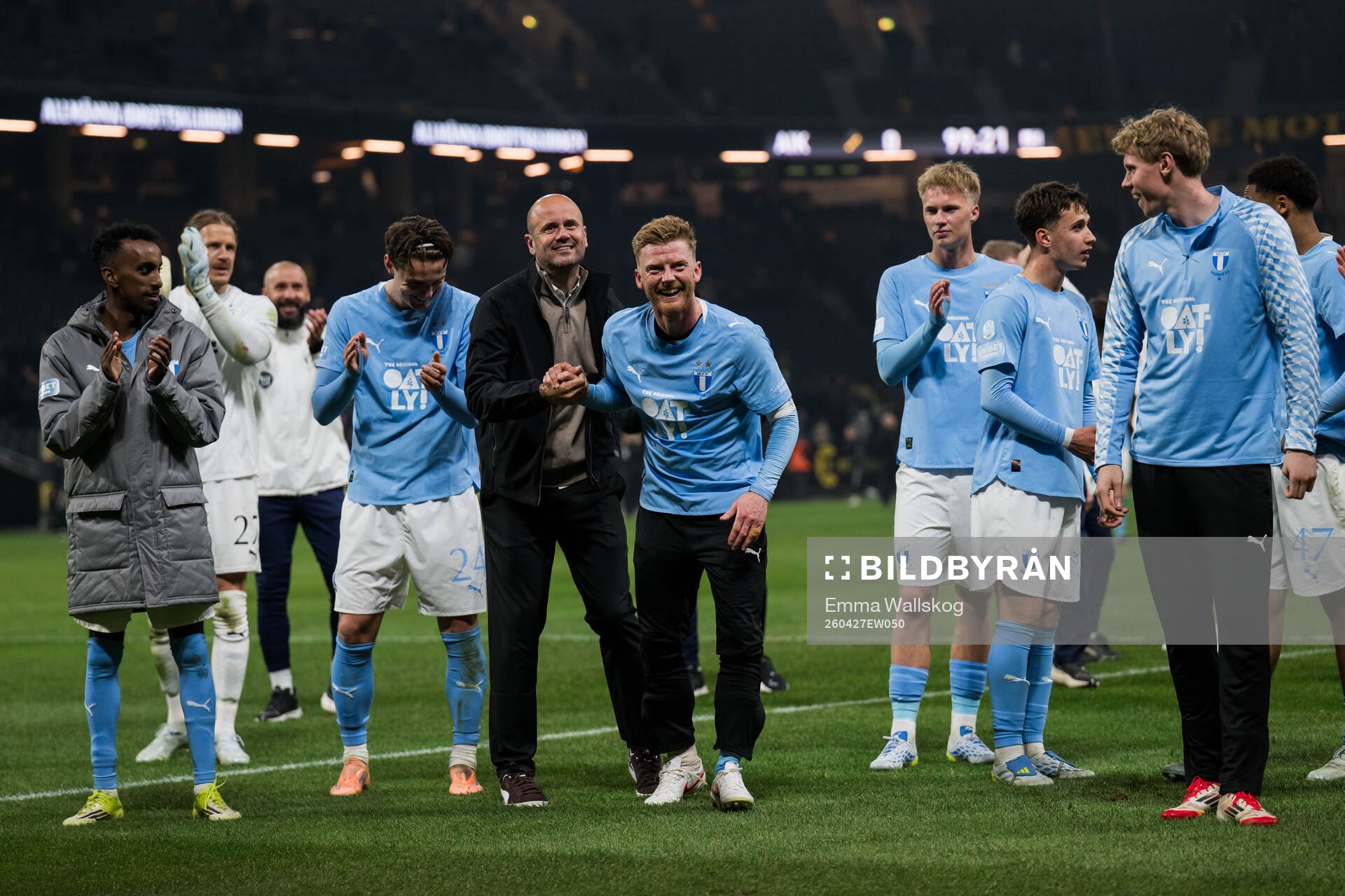 Malmö FFs huvudtränare Miguel Angel Ramirez och Anders