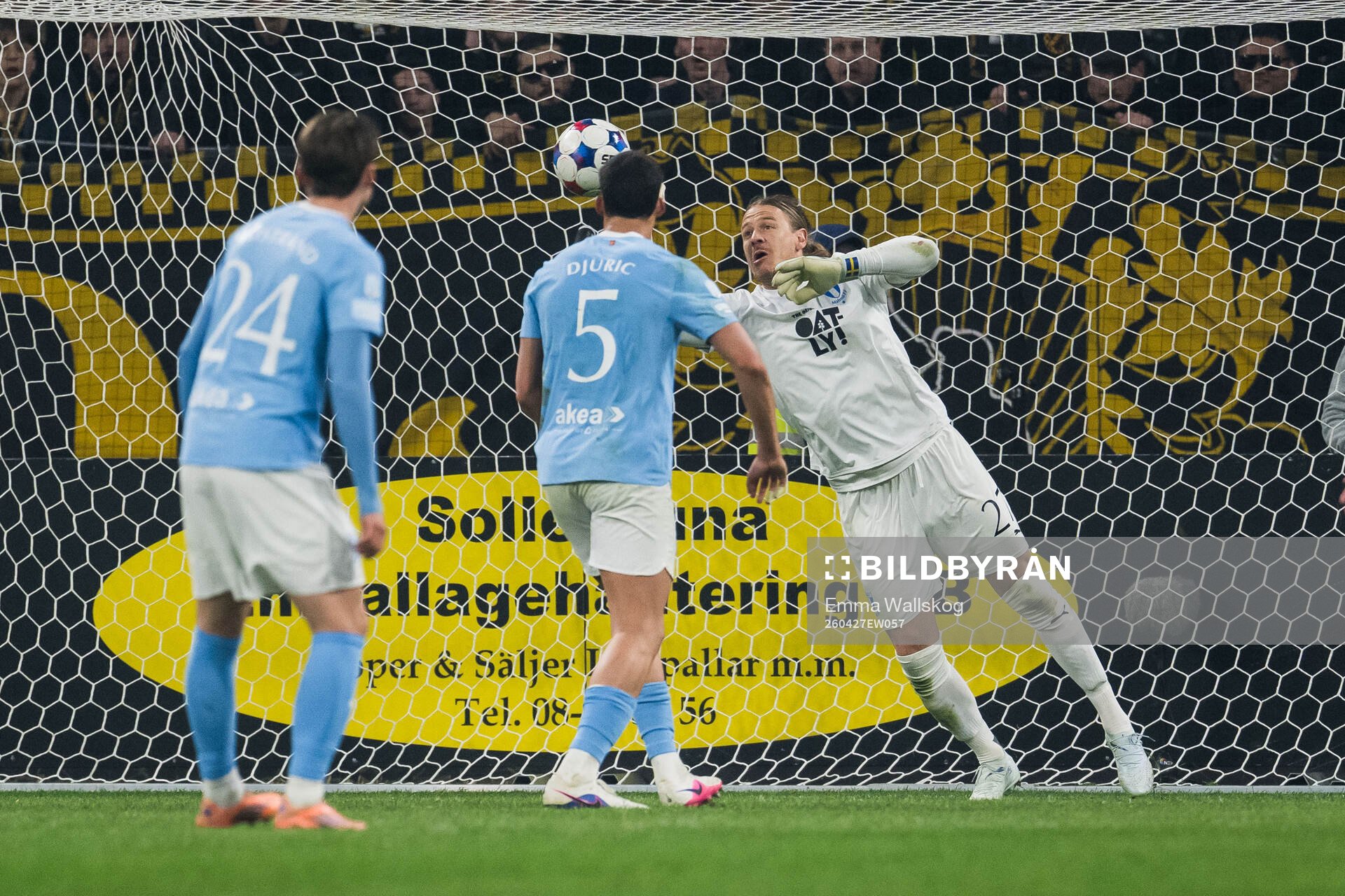 Malmö FFs målvakt Johan Dahlin