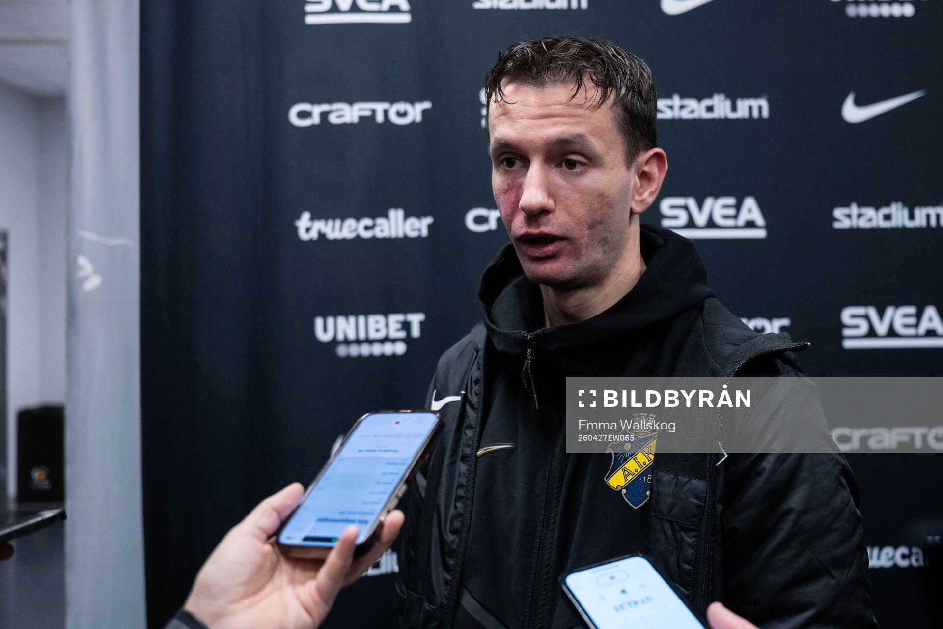 AIKs Bersant Celina i mixade zonen