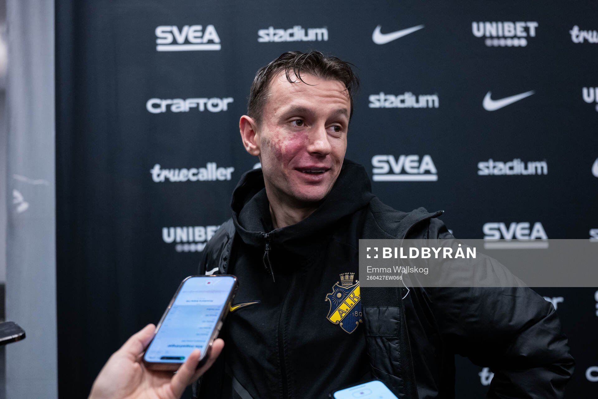 AIKs Bersant Celina i mixade zonen