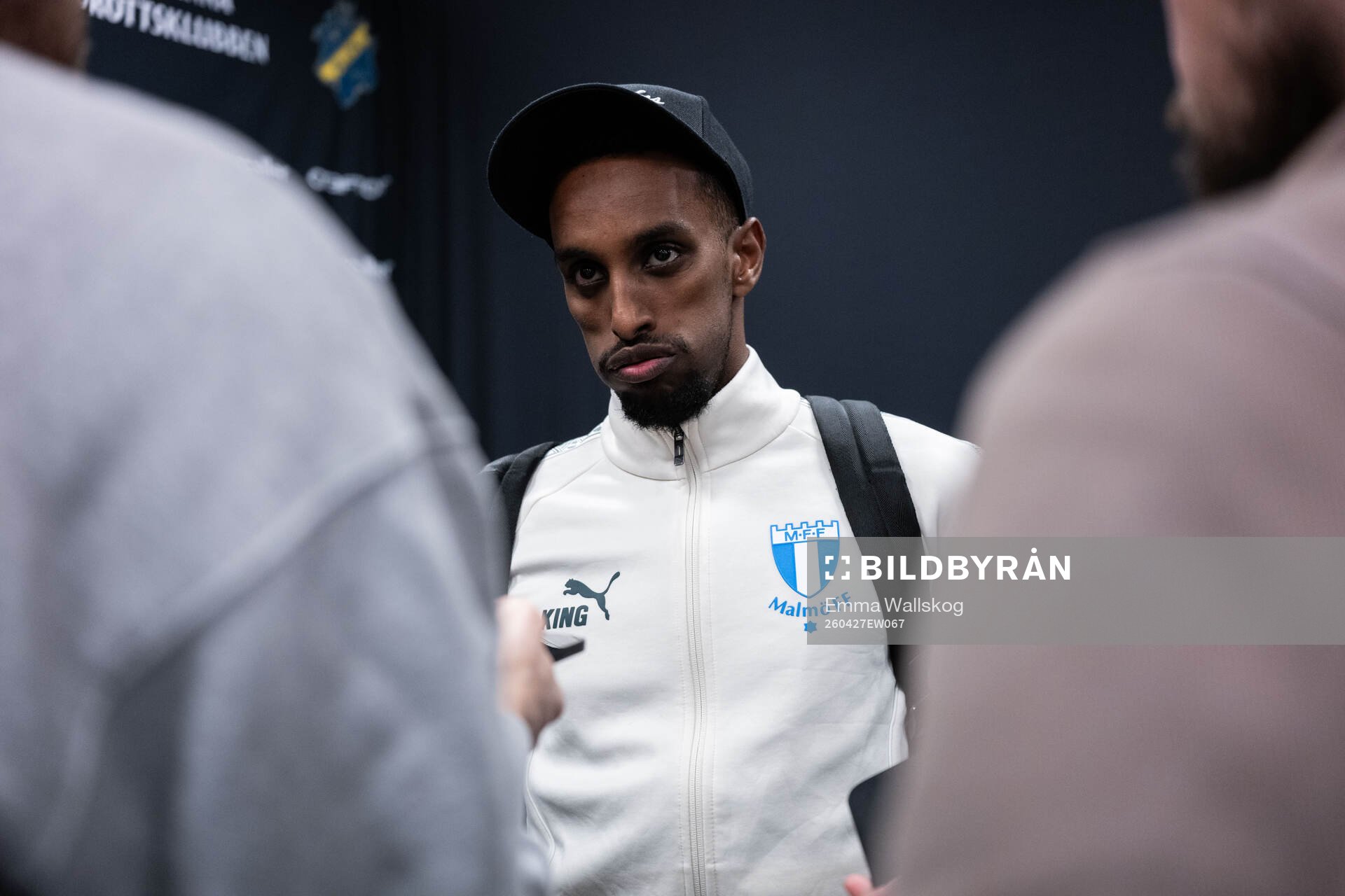 Malmö FFs Taha Ali i mixade zonen