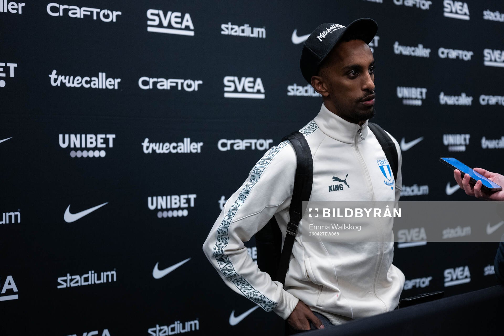 Malmö FFs Taha Ali i mixade zonen