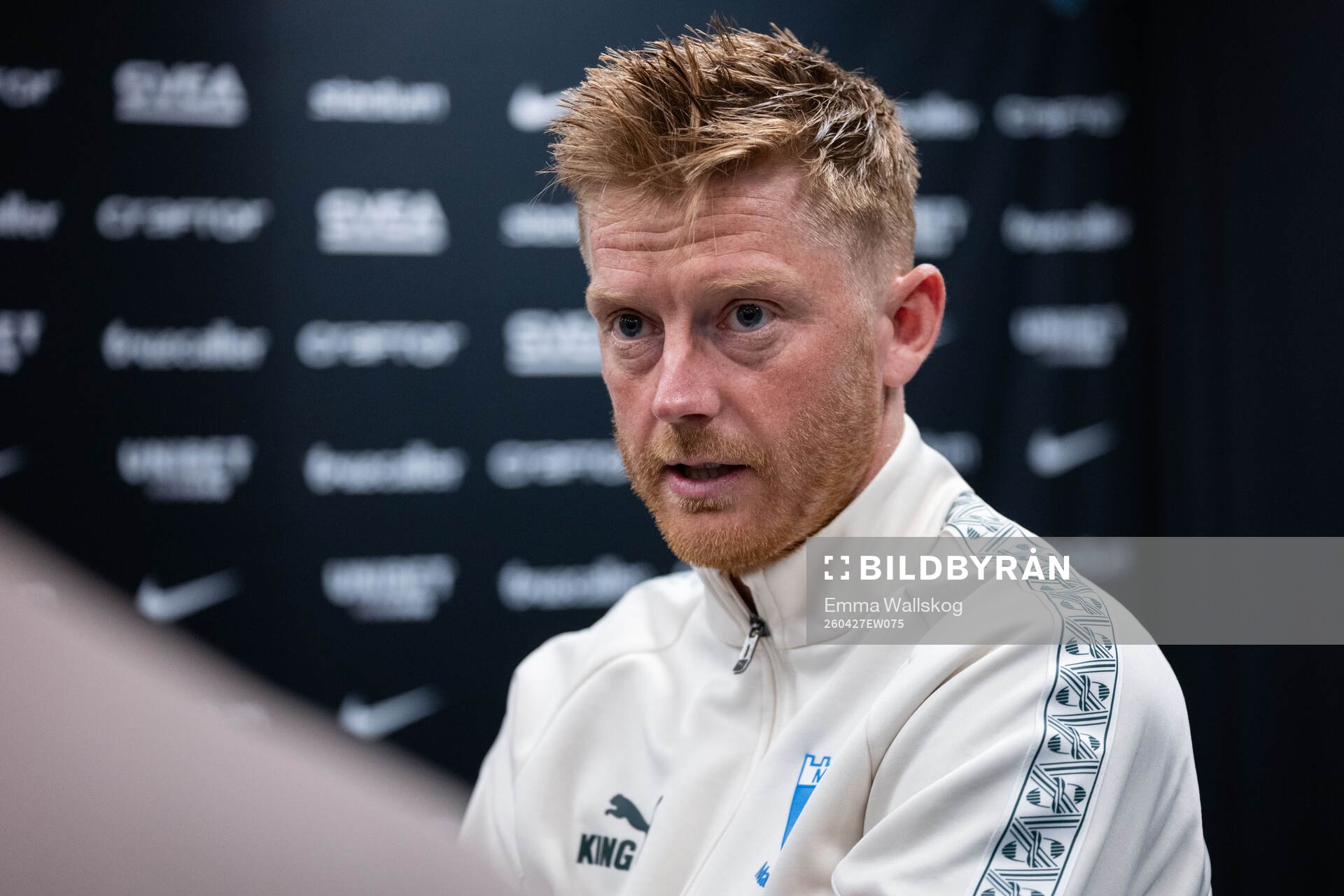 Malmö FFs Anders Christiansen i mixade zonen