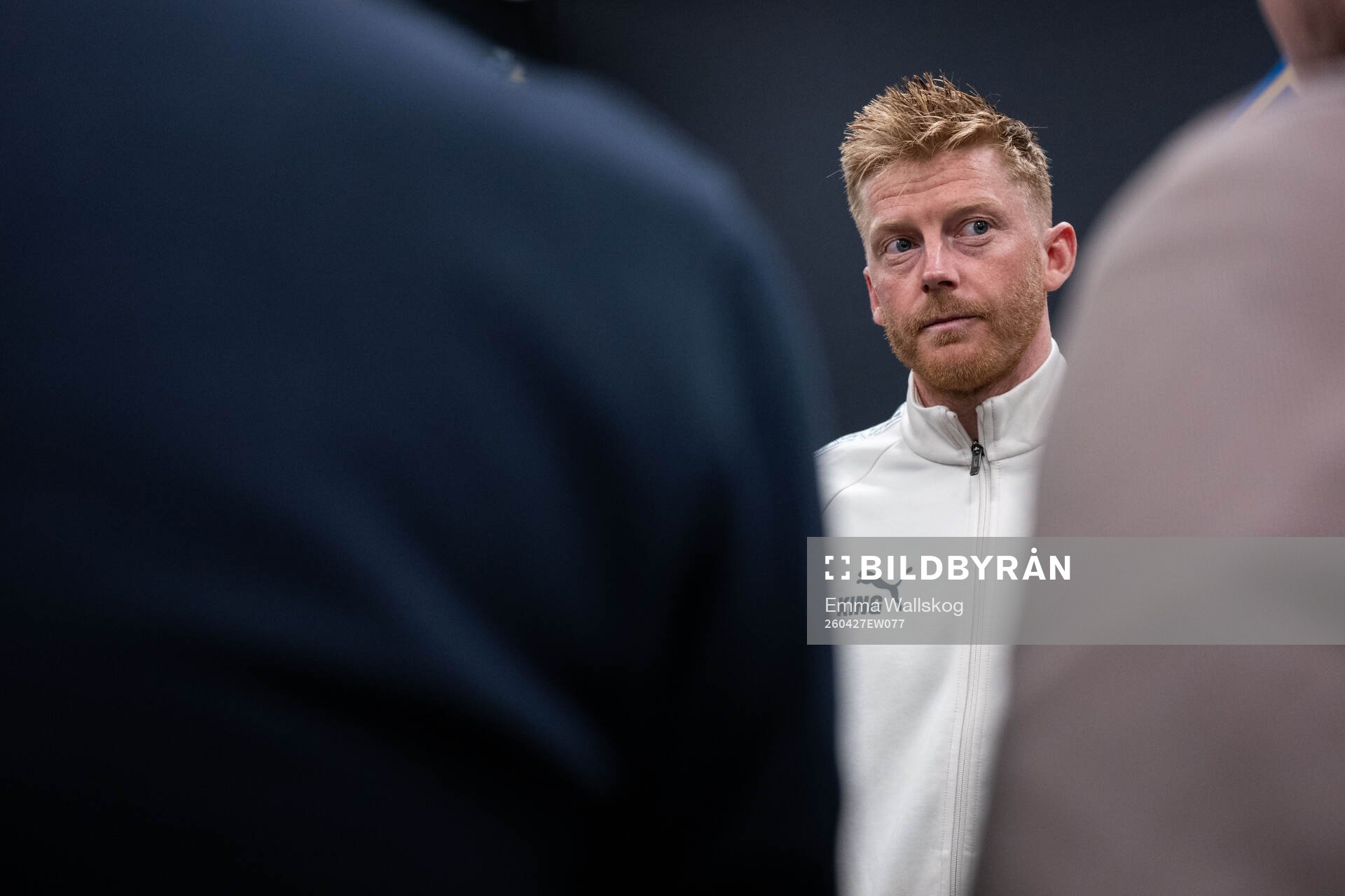 Malmö FFs Anders Christiansen i mixade zonen
