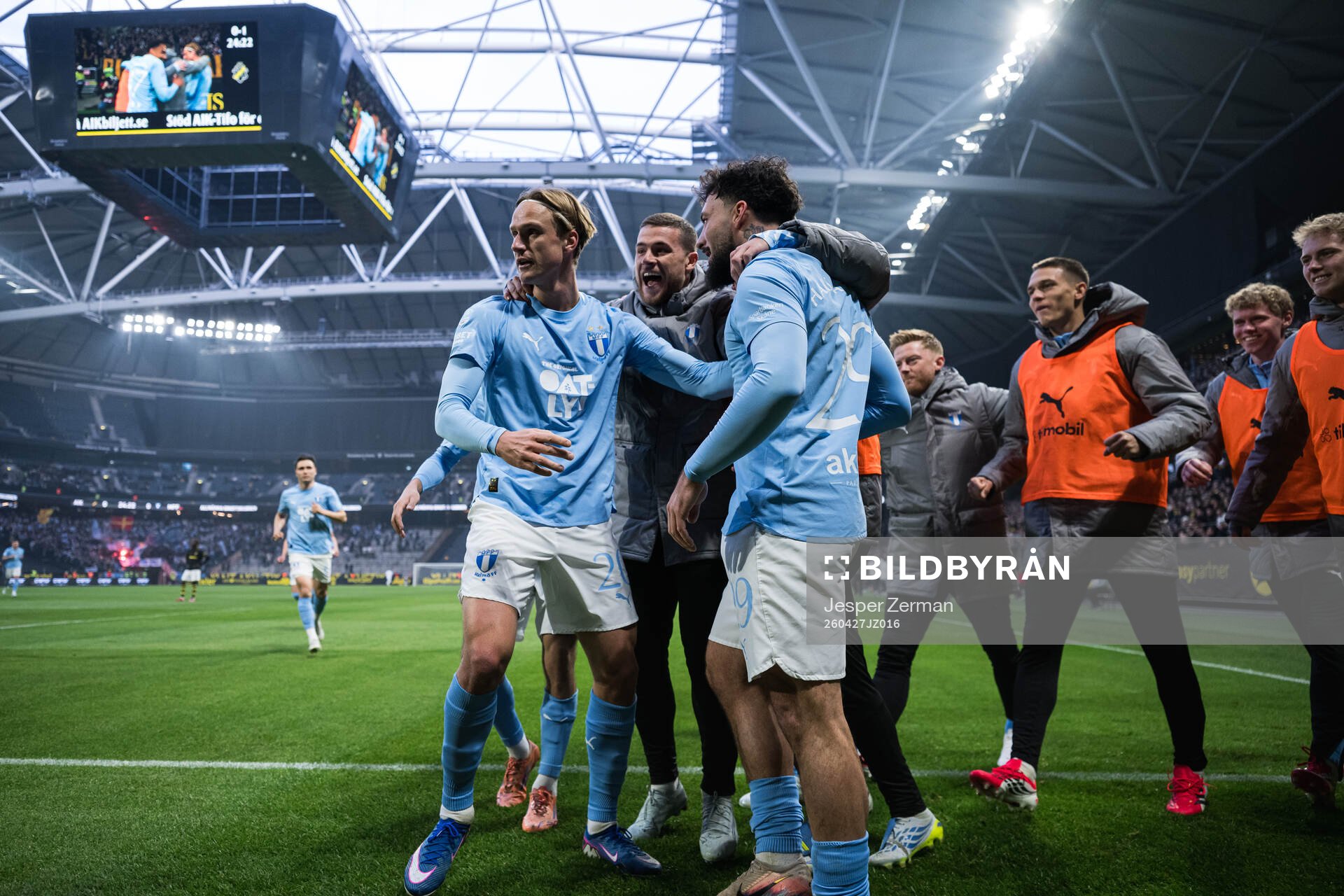 Malmö FFs Erik Botheim jublar