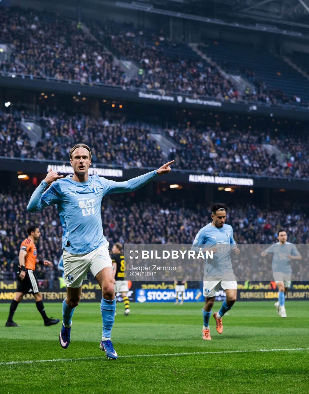 Malmö FFs Erik Botheim jublar