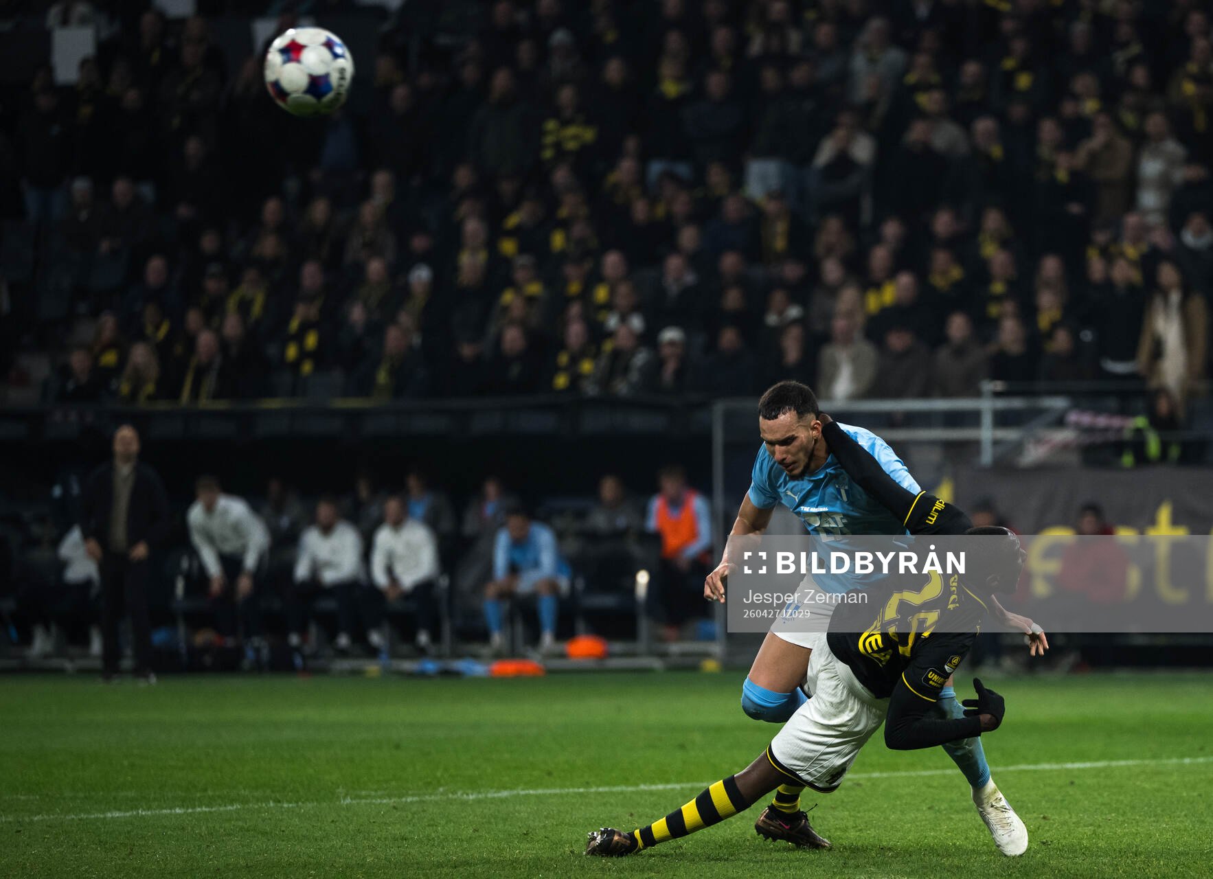 Malmö FFs Andrej Djuric och AIKs Ibrahim Cisse