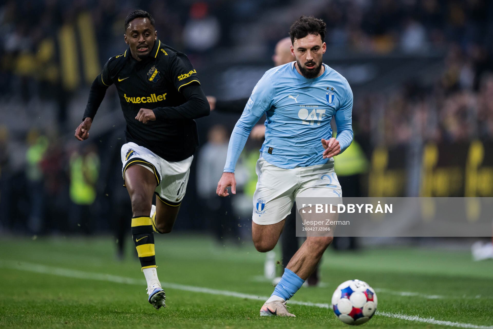 AIKs Abdihakin Ali och Malmö FFs Sead Haksabanovic