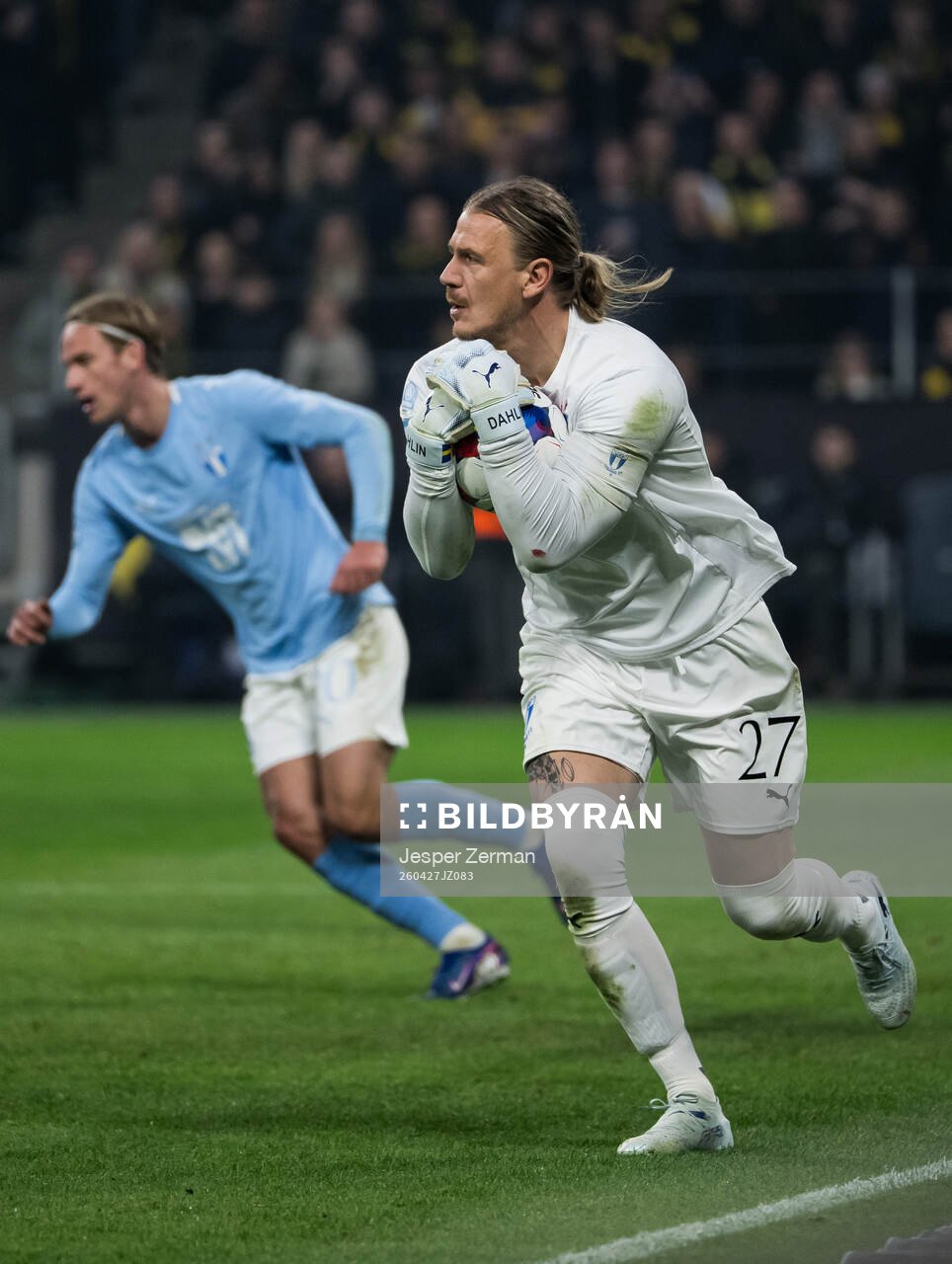 Malmö FFs målvakt Johan Dahlin