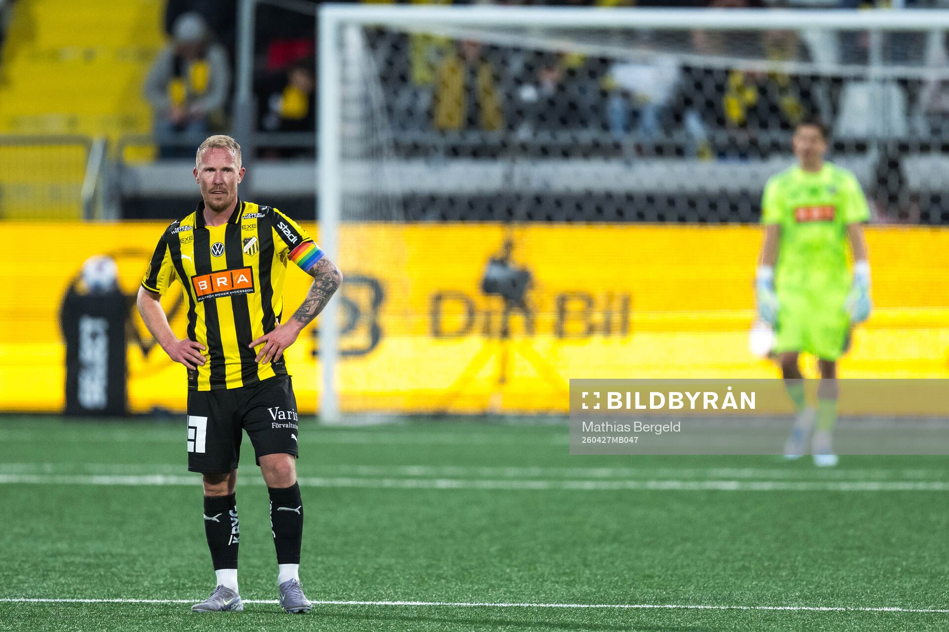 Häckens Mikkel Rygaard Jensen deppar