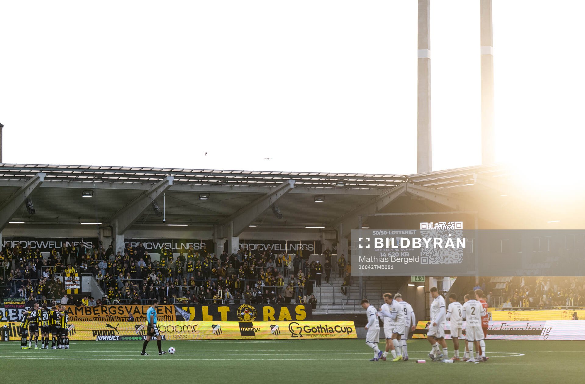 Häckens och Sirius spelare samlas