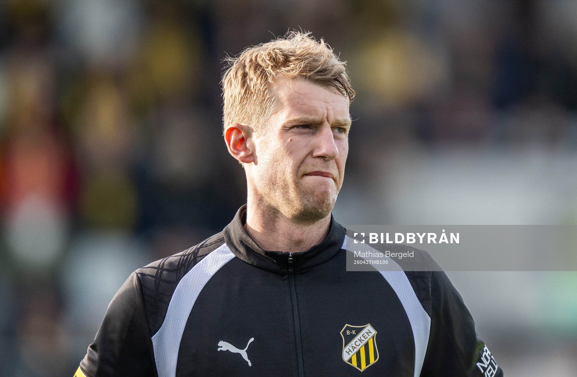Häckens Filip Helander vid line-up