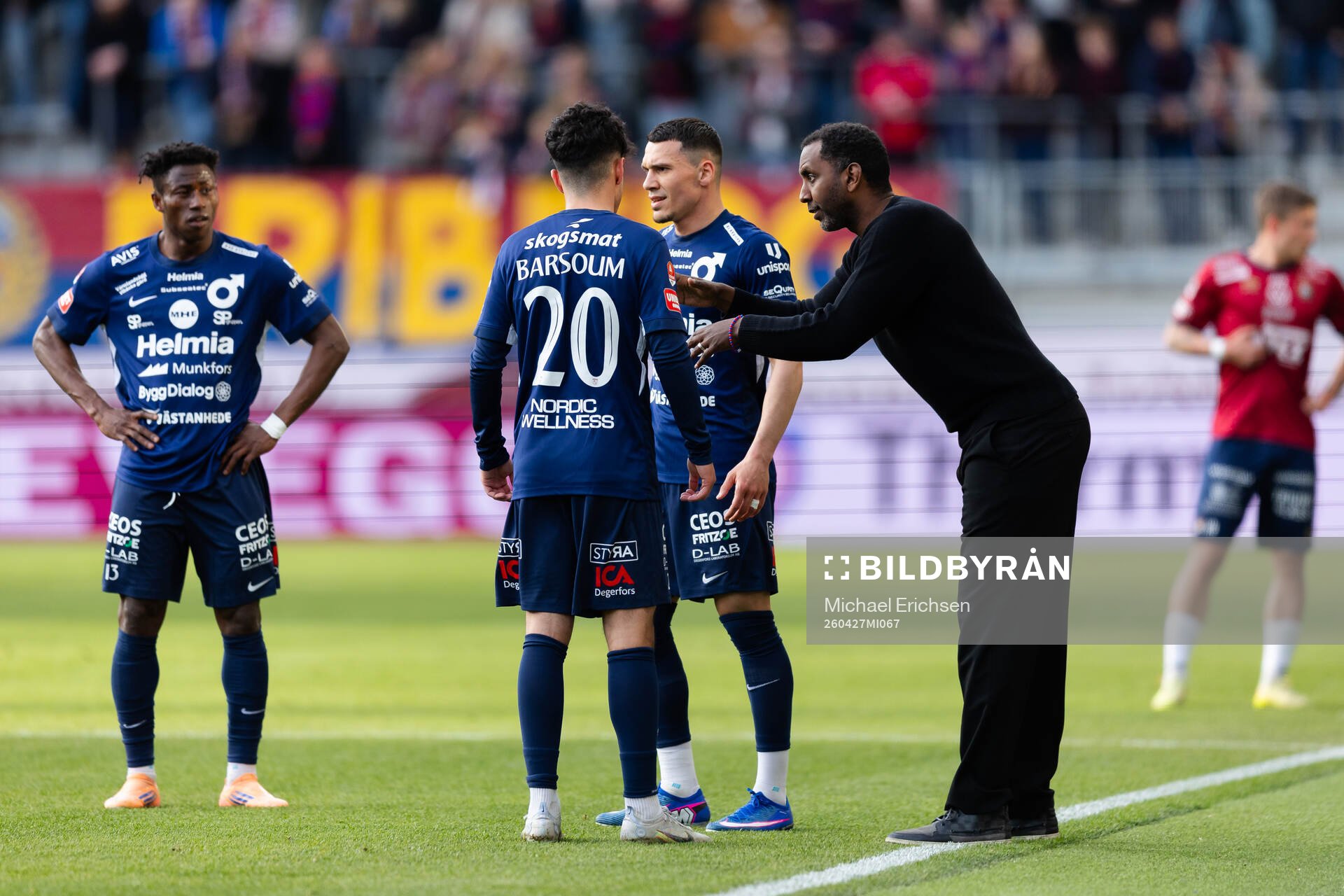 Degerfors huvudtränare Henok Goitom och Elias Barsoum