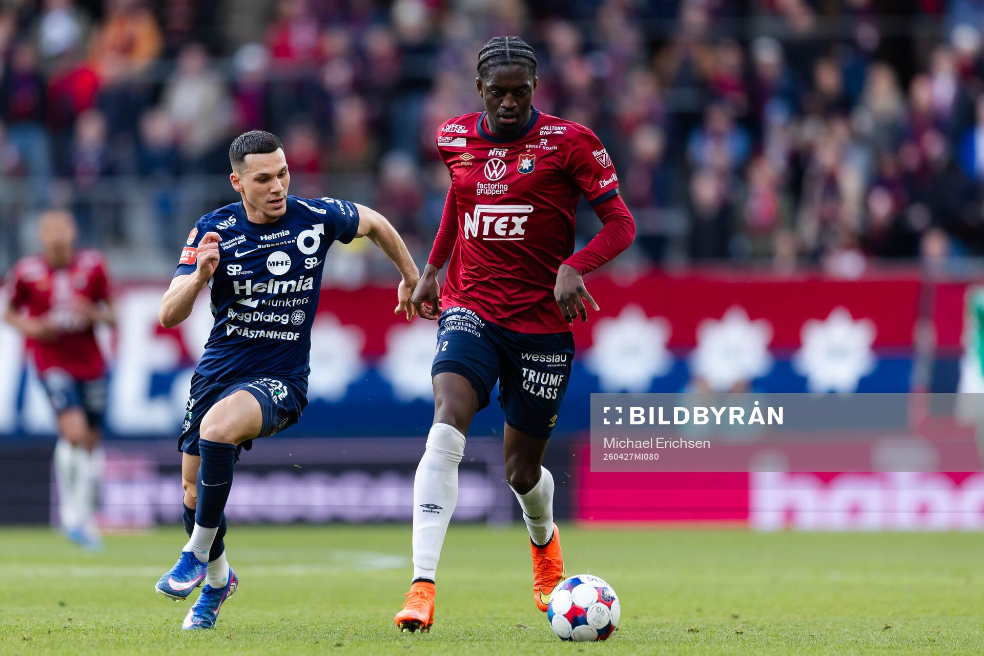 Degerfors Arman Taranis och Örgrytes Michael Parker