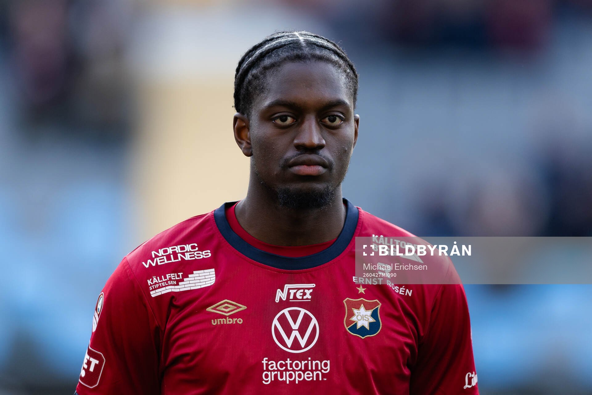 Örgrytes Michael Parker på line up