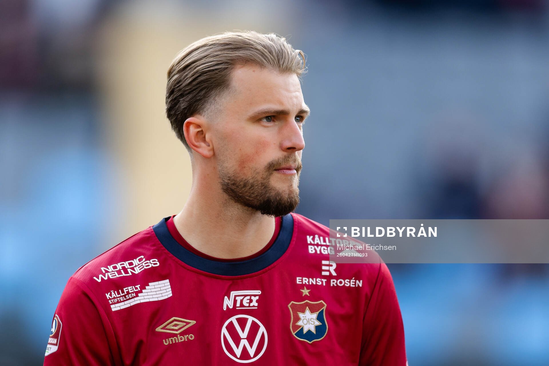 Örgrytes William Hofvander på line up