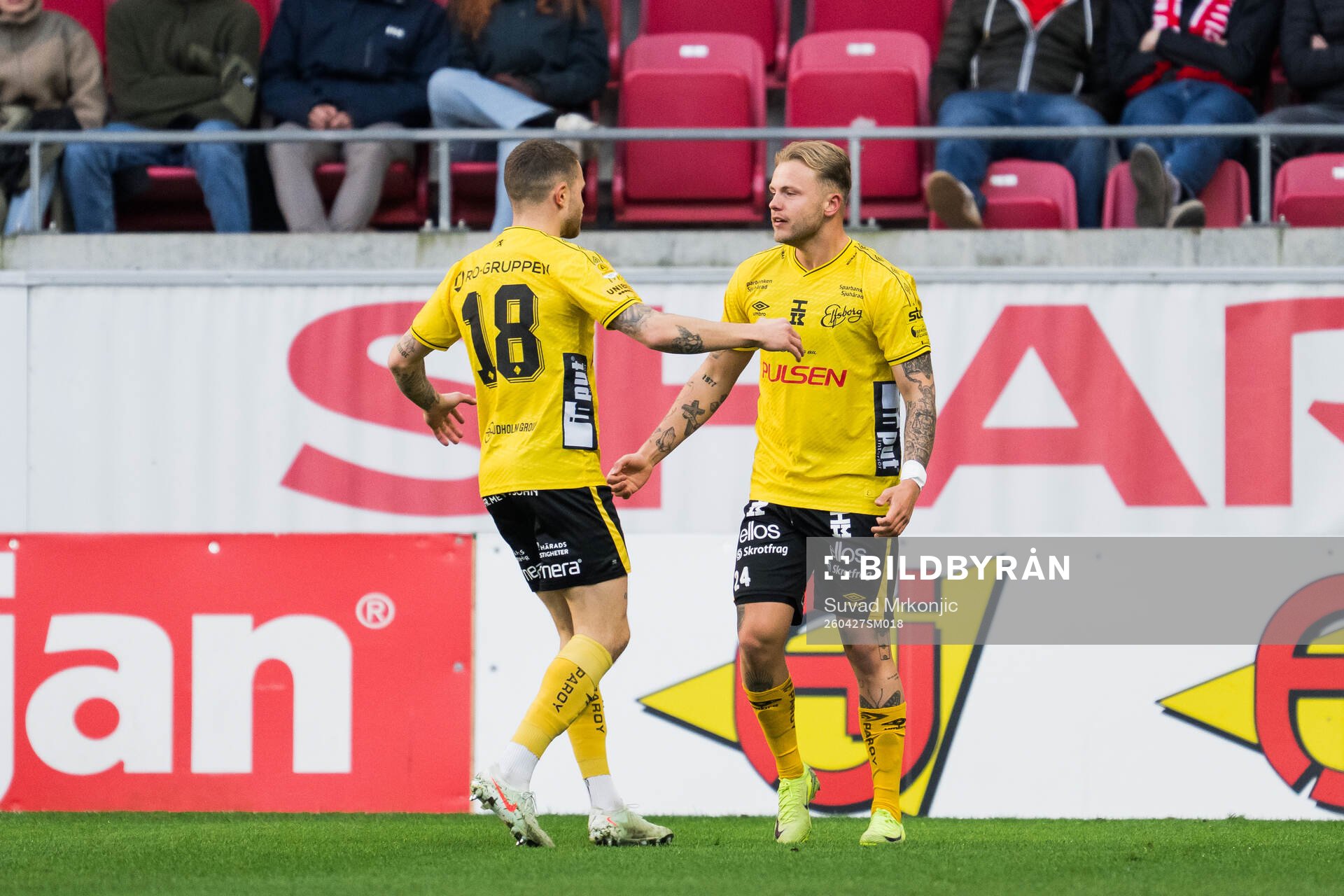Elfsborgs Frederik Ihler jublar