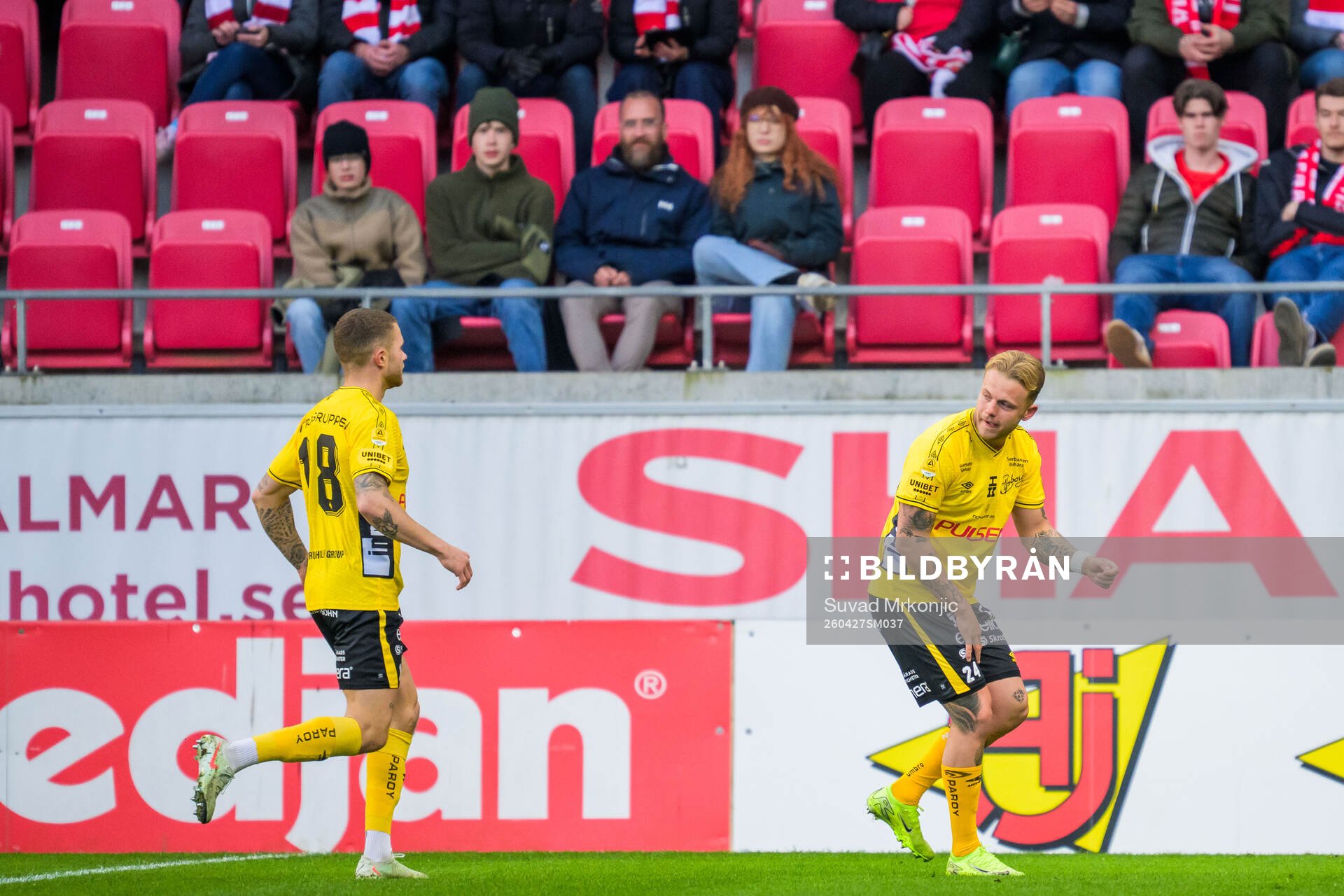 Elfsborgs Frederik Ihler jublar