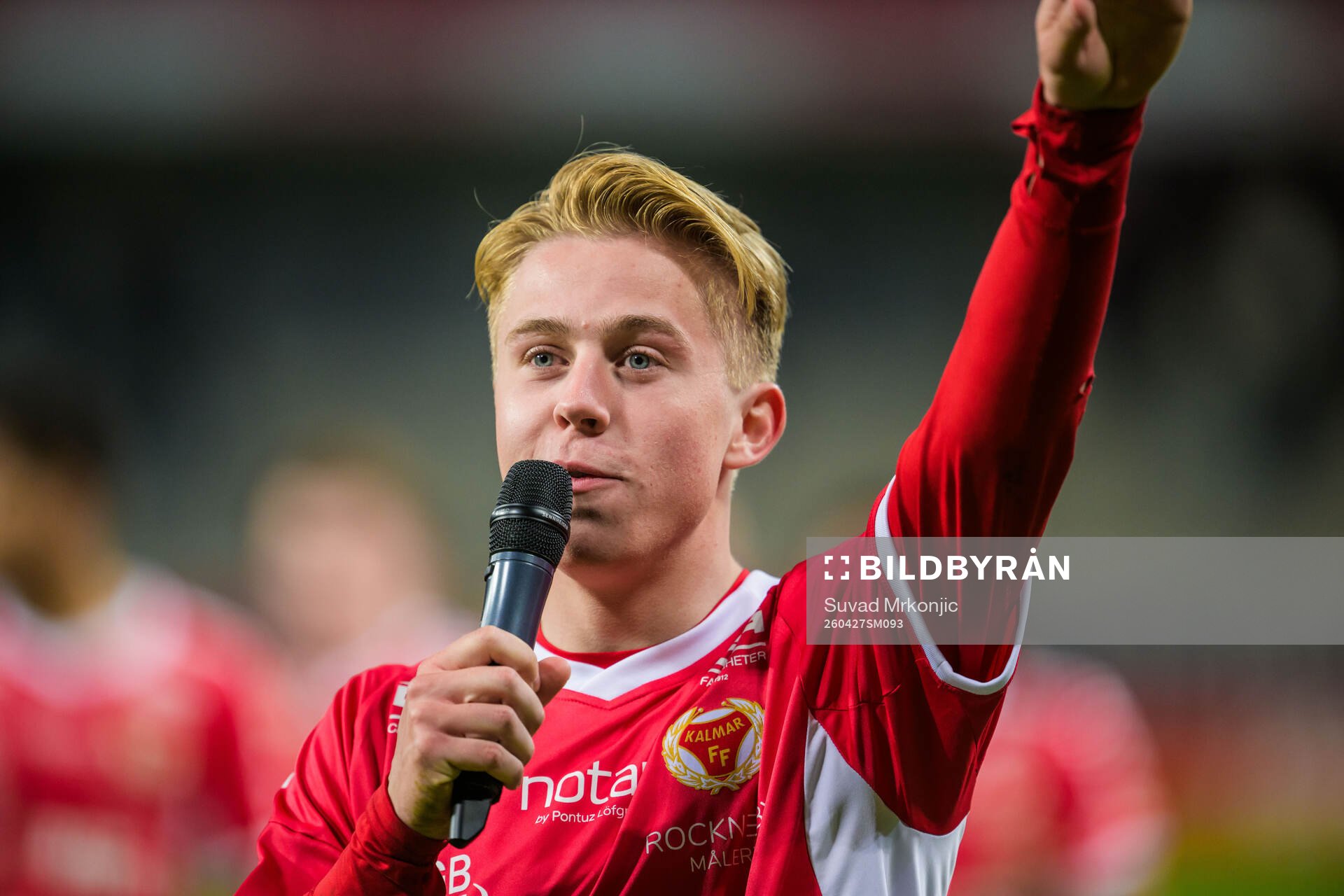 Kalmars Charlie Rosenqvist jublar