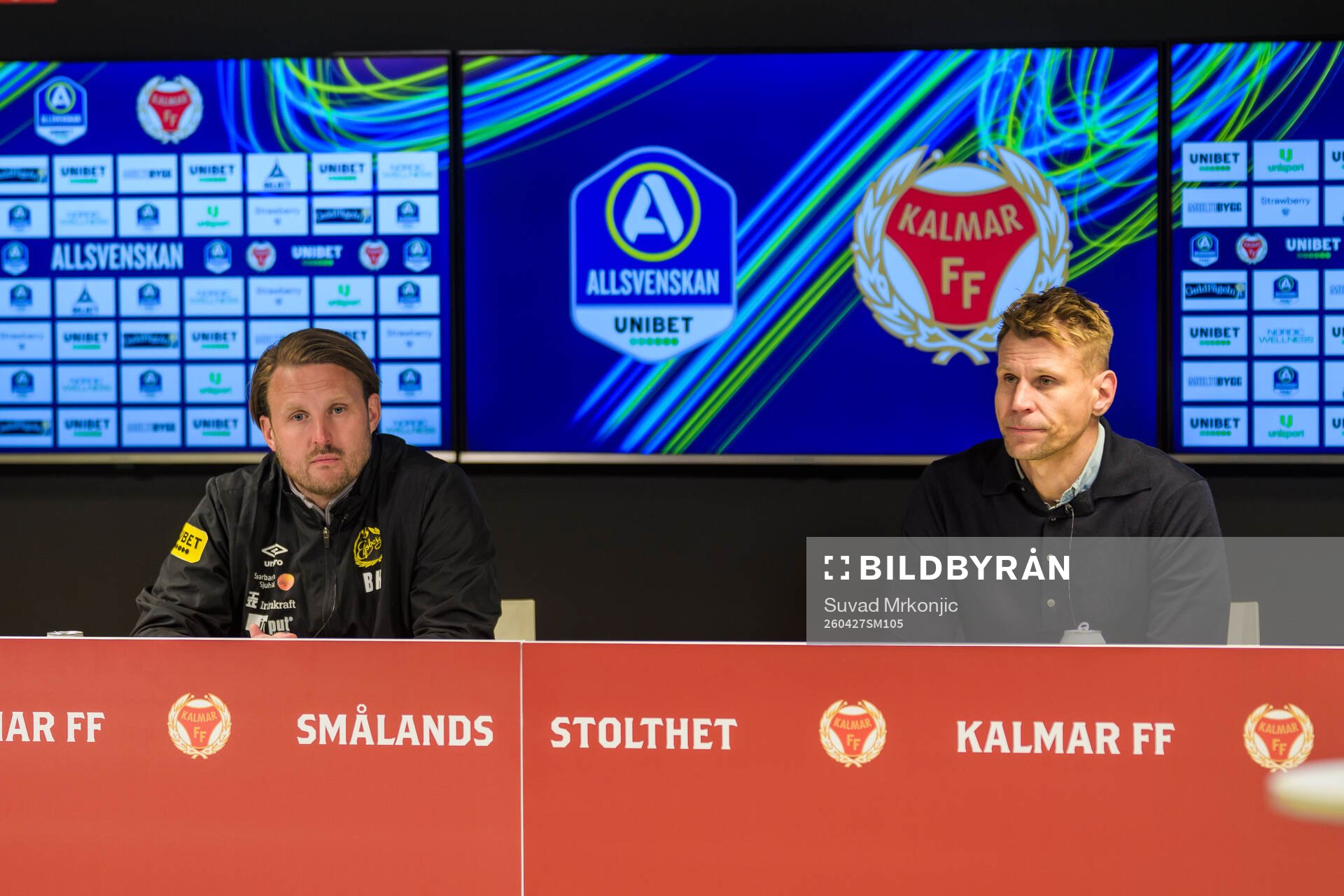 Elfsborgs manager Björn Hamberg och Kalmars huvudtränare