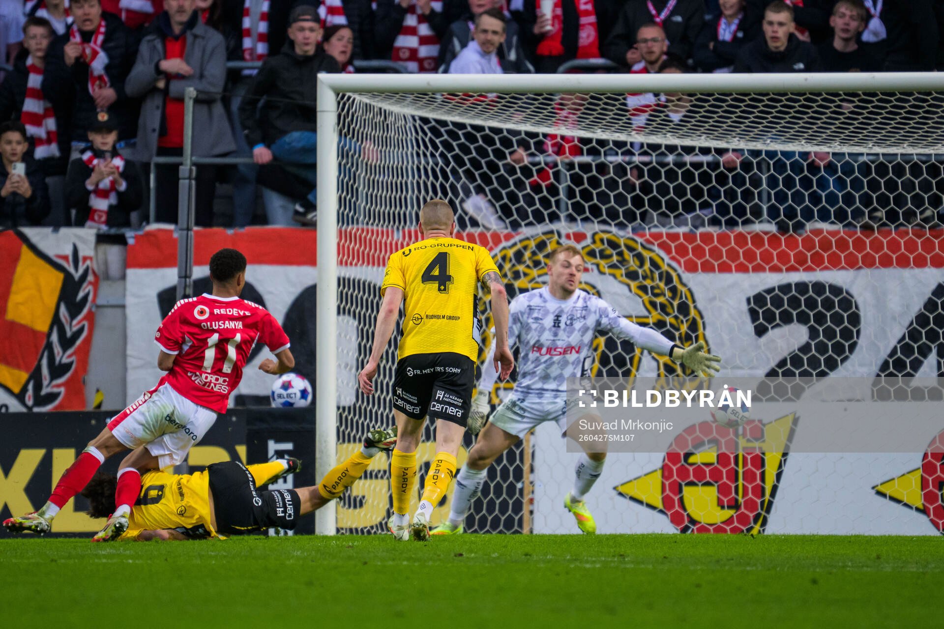 Kalmars Anthony Olusanya gör 2-1