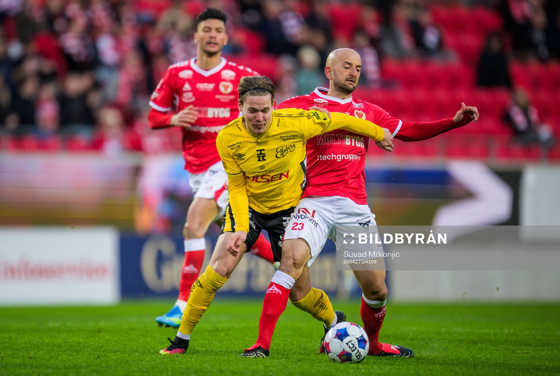 Elfsborgs Taylor Silverholt och Kalmars Robert Gojani
