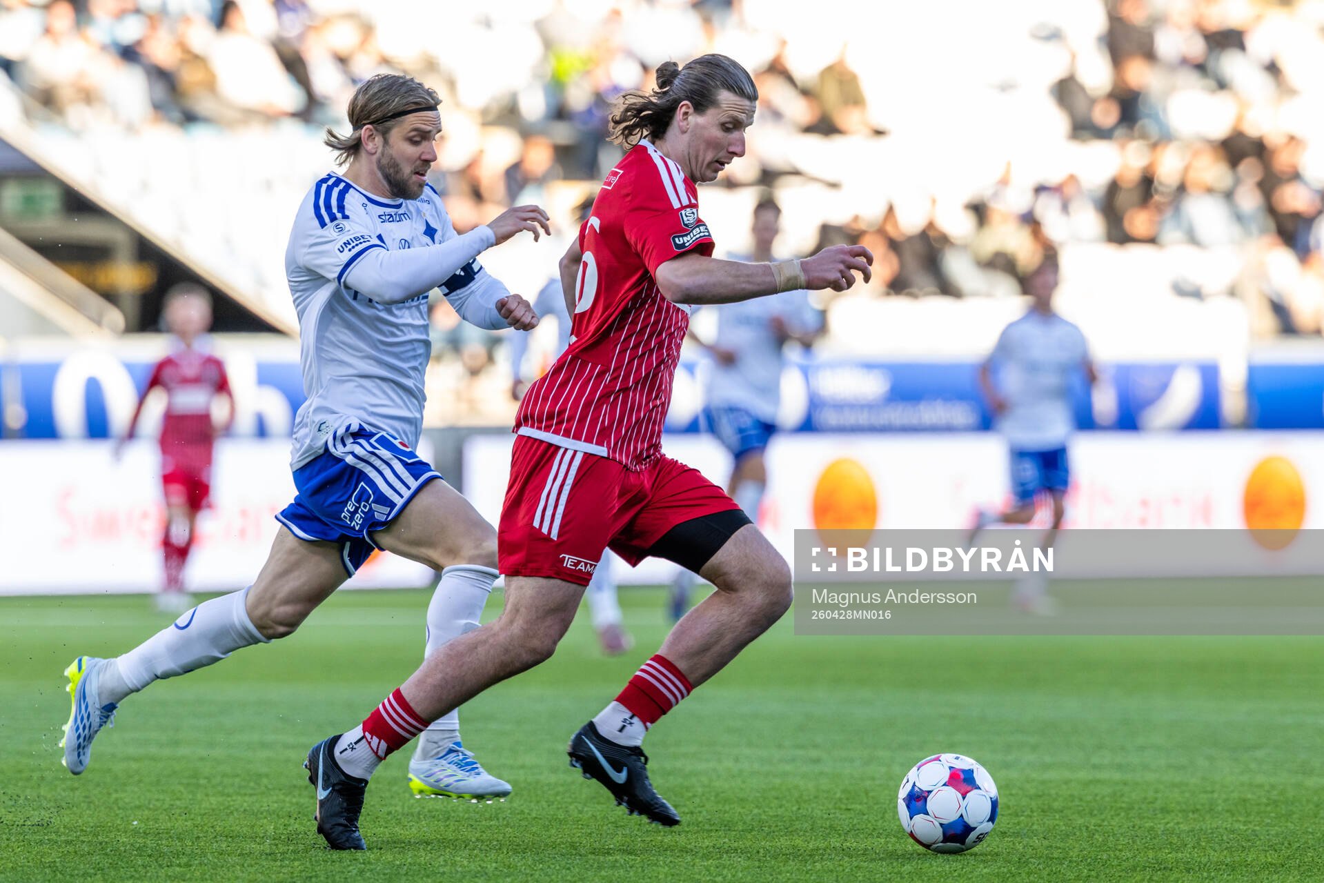IFK Norrköpings Christoffer Nyman och Landskronas Andreas
