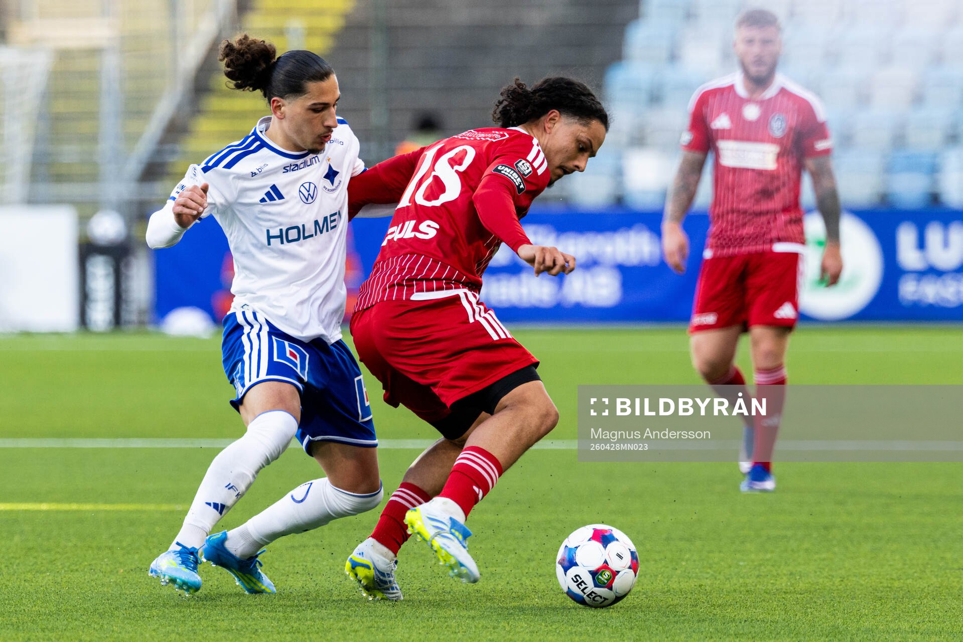 IFK Norrköpings Elias Jemal och Landskronas André Alvarez