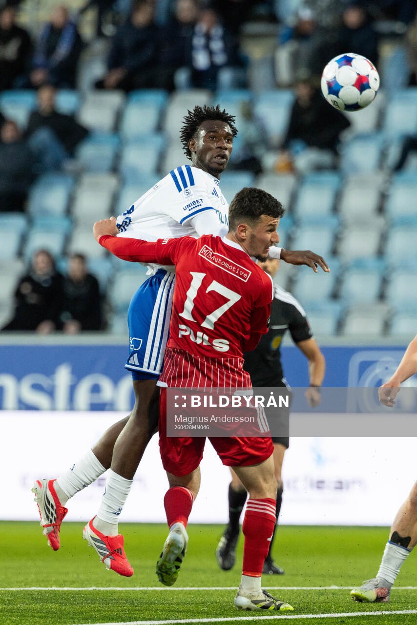 IFK Norrköpings Abdoulie Tamba och Landskronas Gent Elezaj