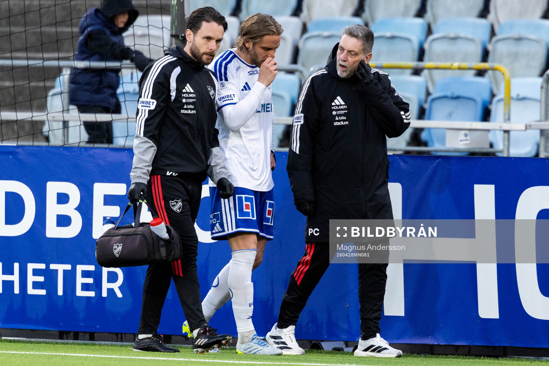 IFK Norrköpings Christoffer Nyman skadad