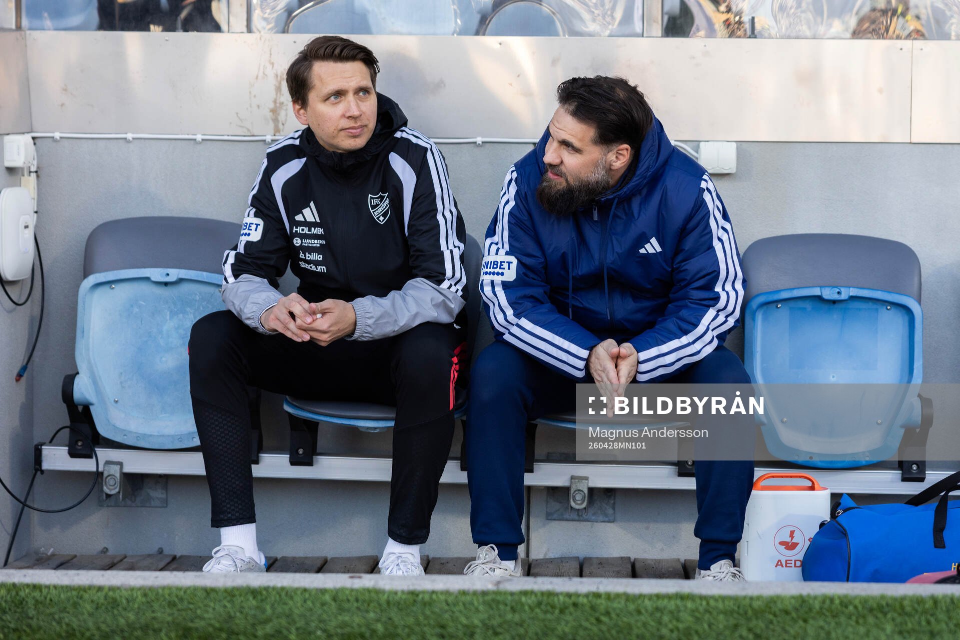 IFK Norrköpings assisterande tränare Kim Vaattovaara och
