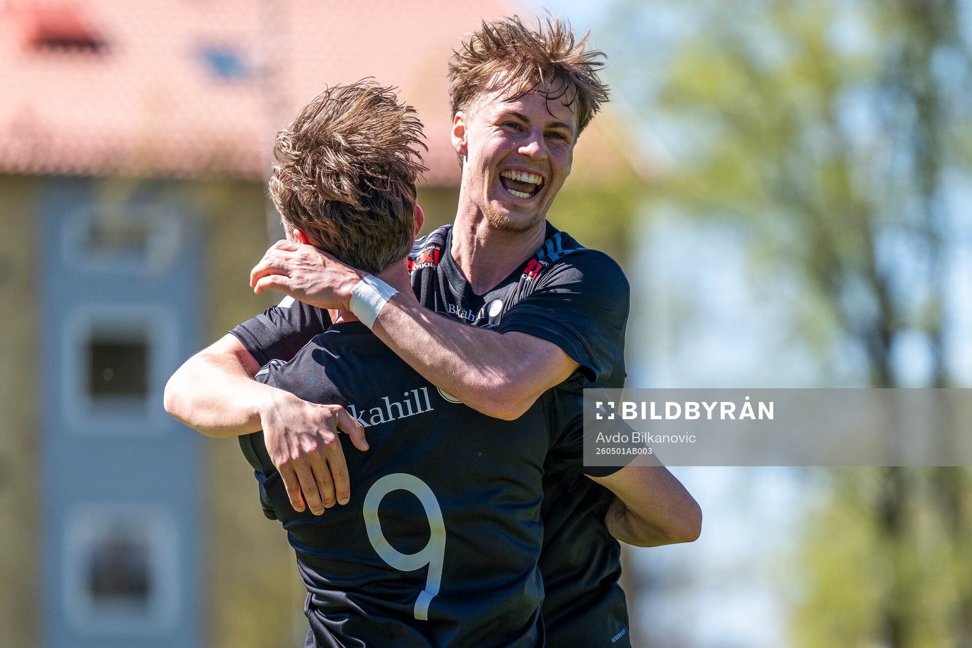 Ängelholms Vilgot Carlsson och Anton Nilsson jublar