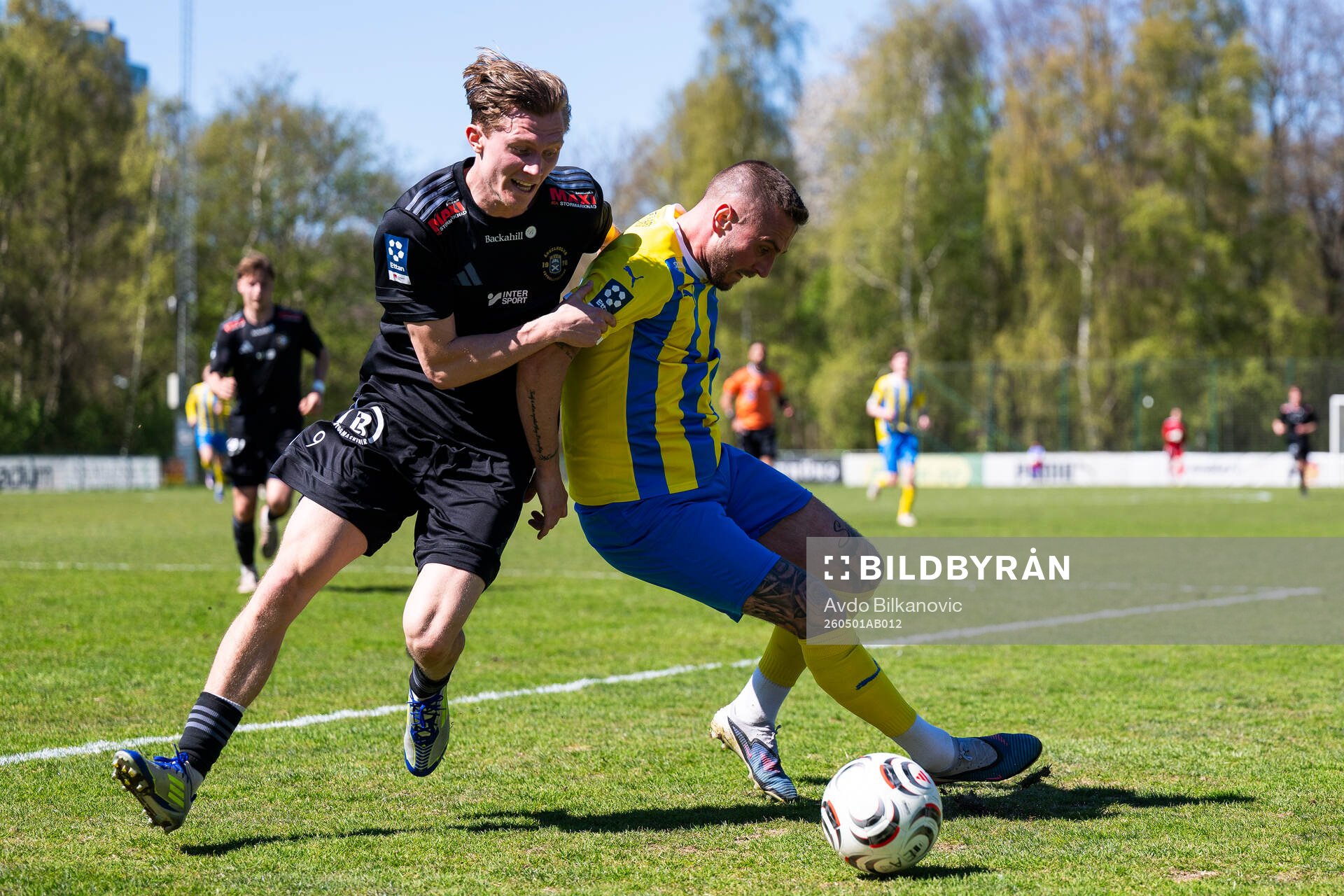 Eskilsminnes Casper Seger och Ängelholms Anton Nilsson