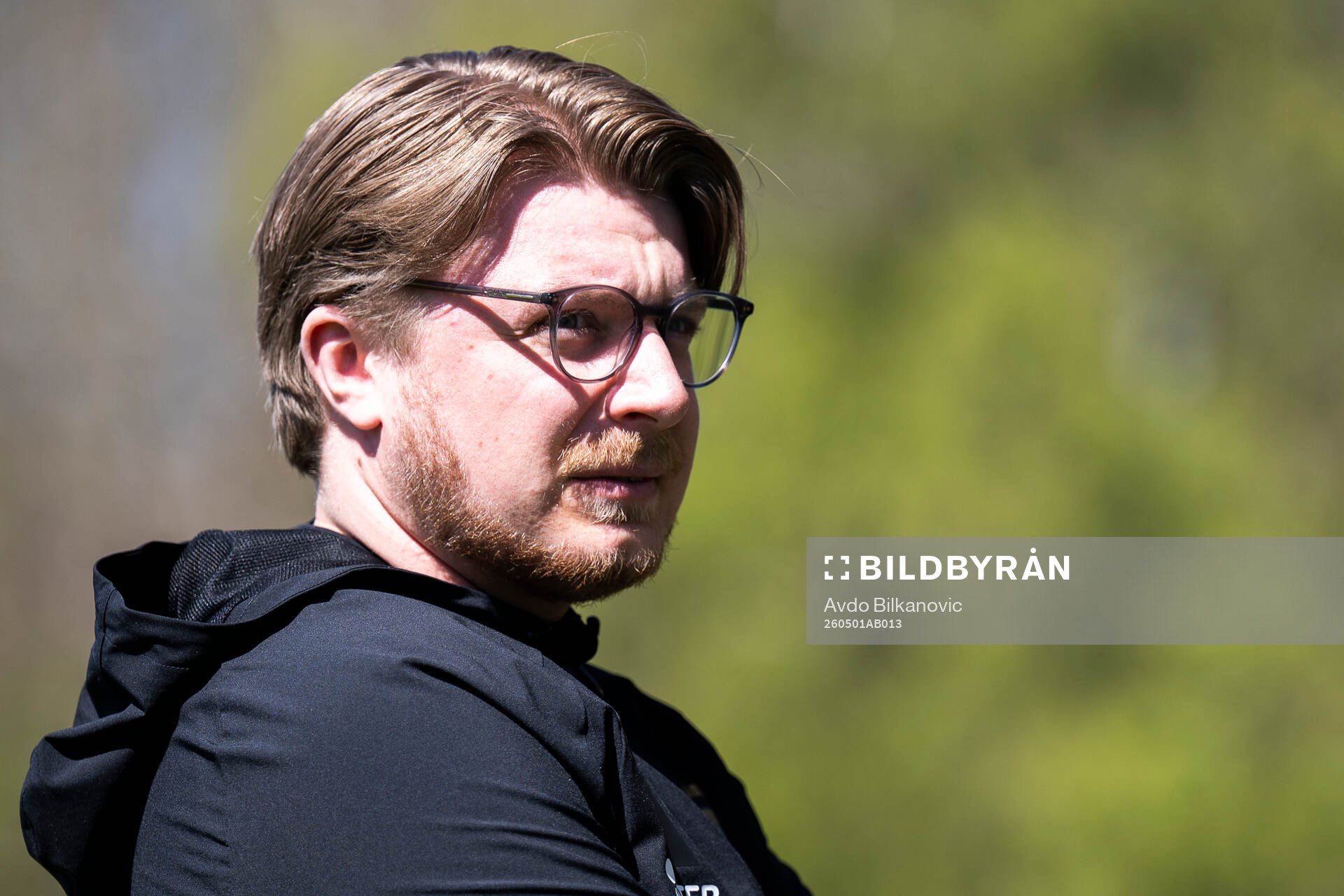 Ängelholms tränare Tim Hallén