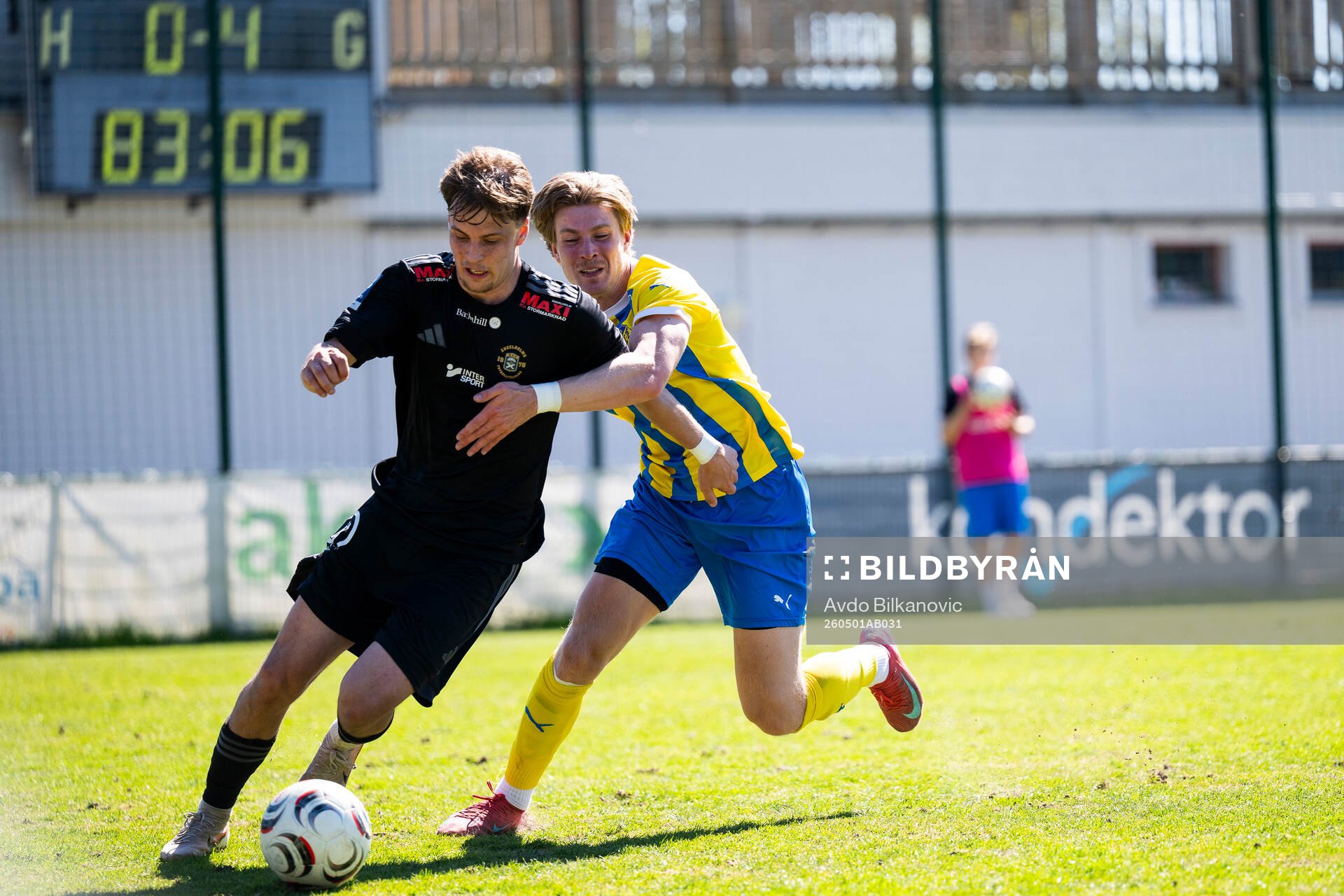 Eskilsminnes Hampus Stoltz och Ängelholms Vilgot Carlsson