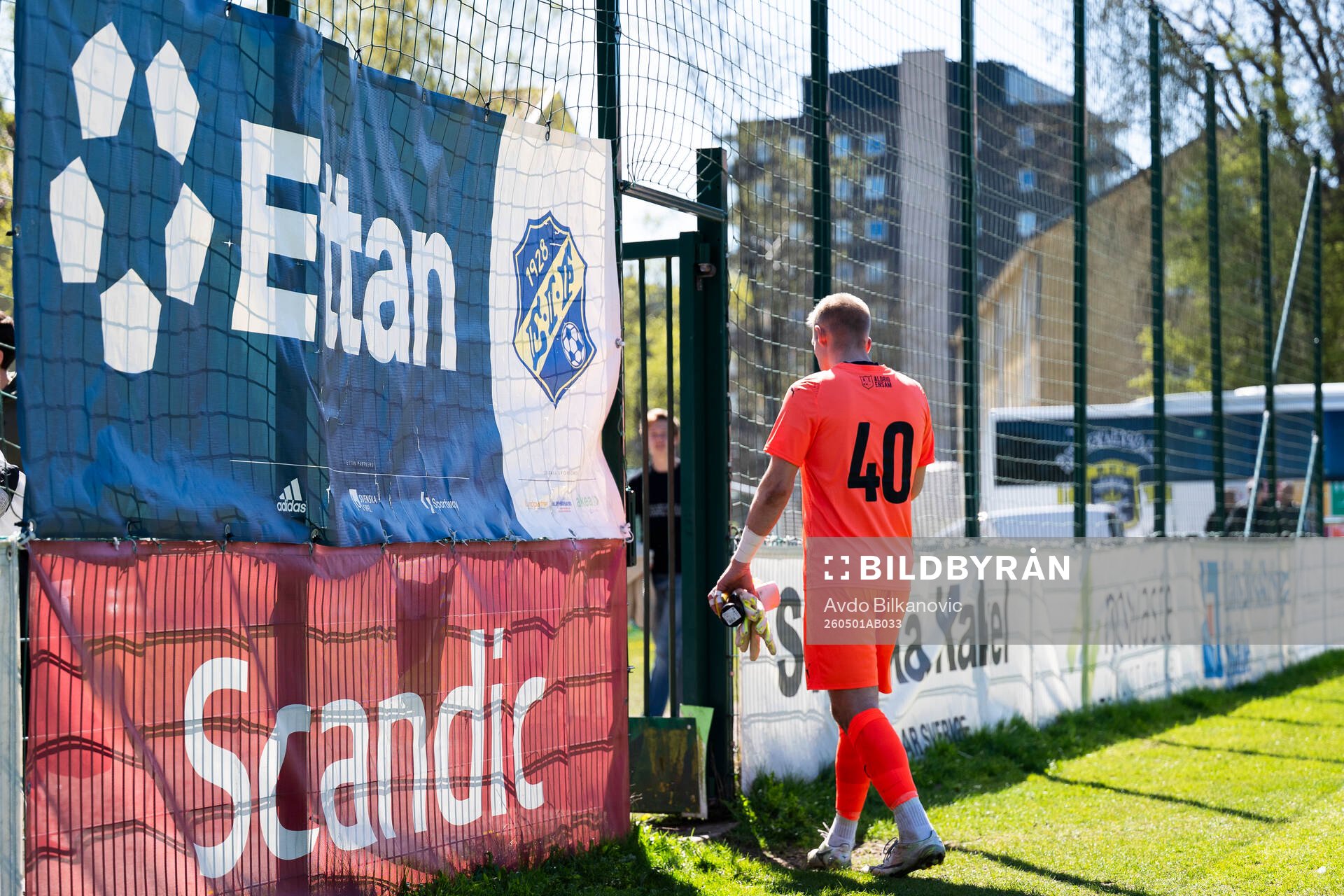 Eskilsminnes målvakt Ian Pettersson