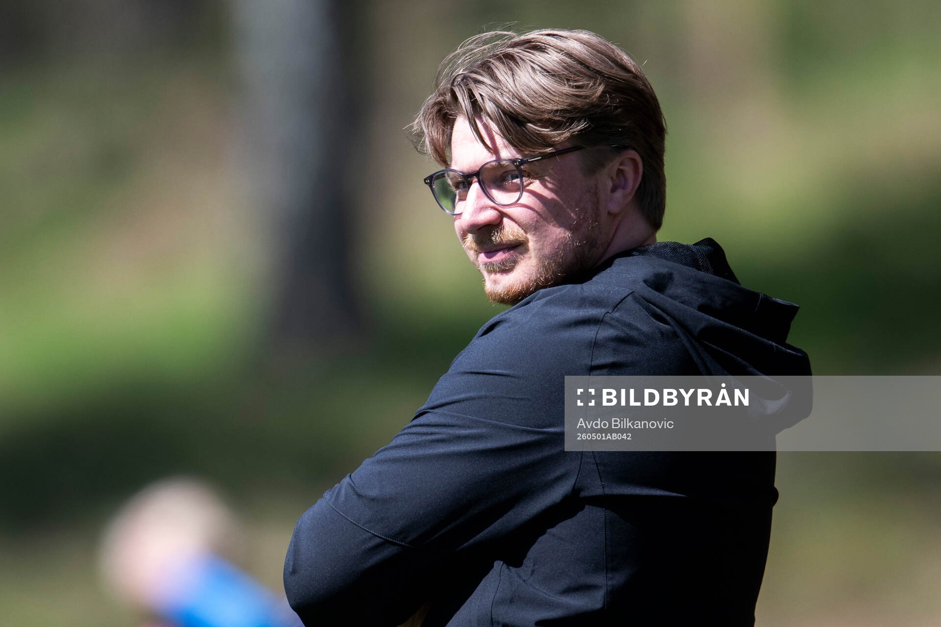 Ängelholms tränare Tim Hallén