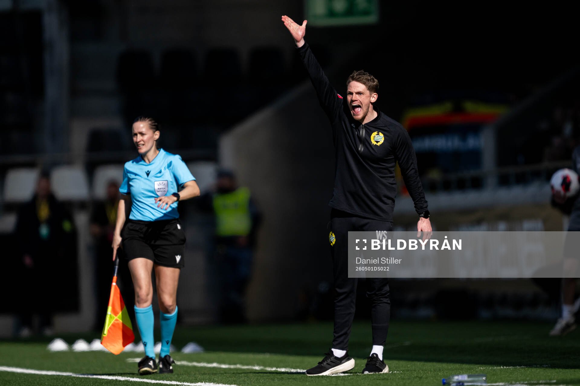 Coach William Strömberg of Hammarby
