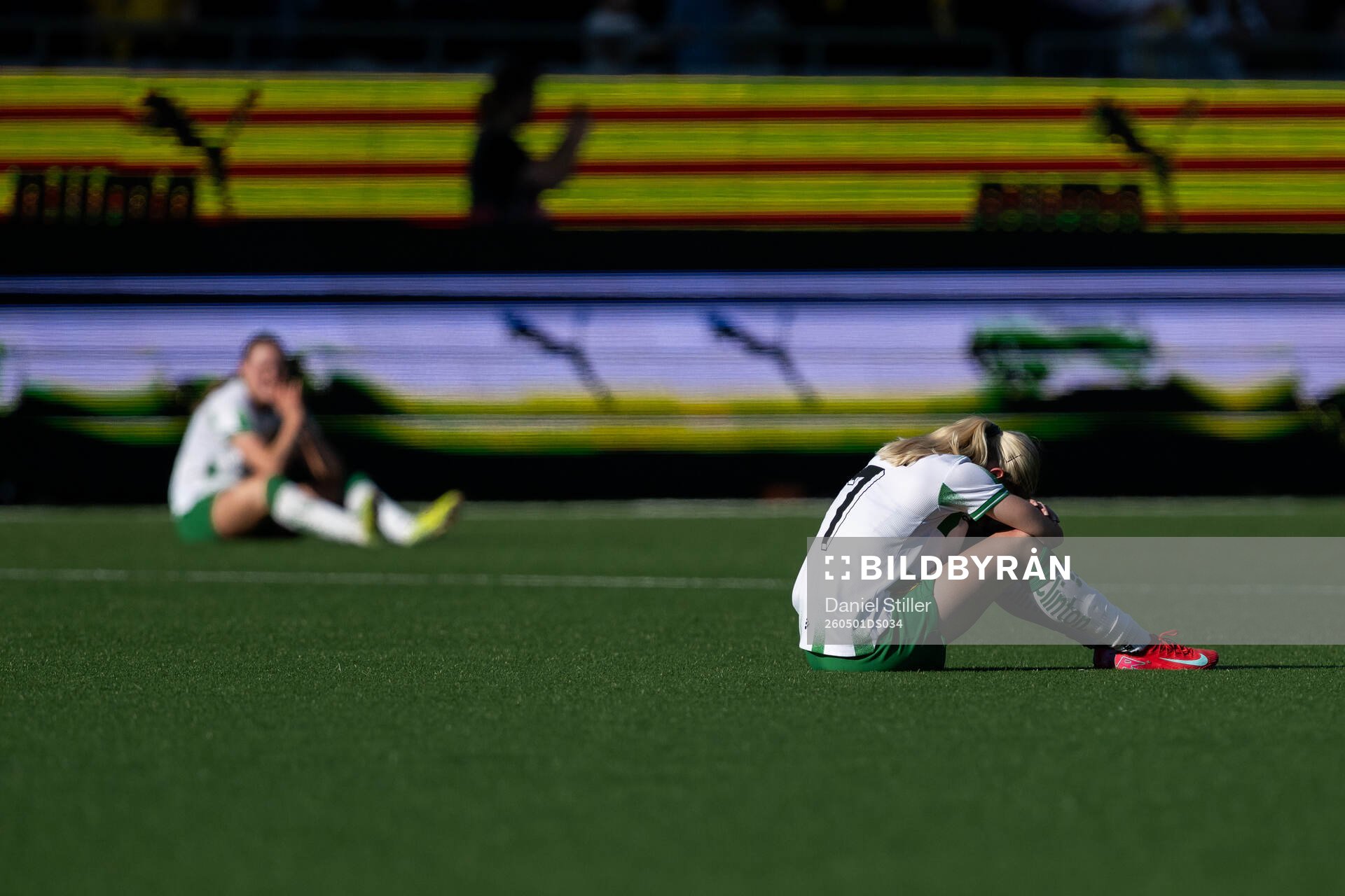 Players of Hammarby look dejected
