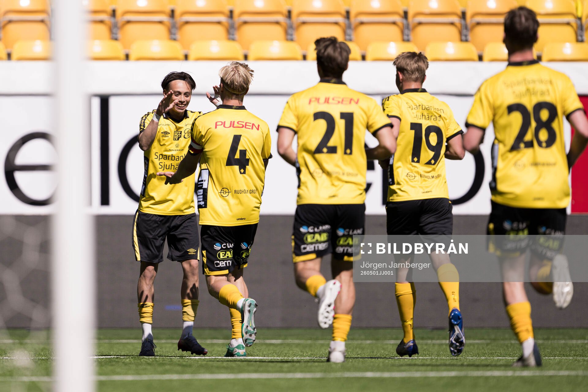 Elfsborgs spelare jublar