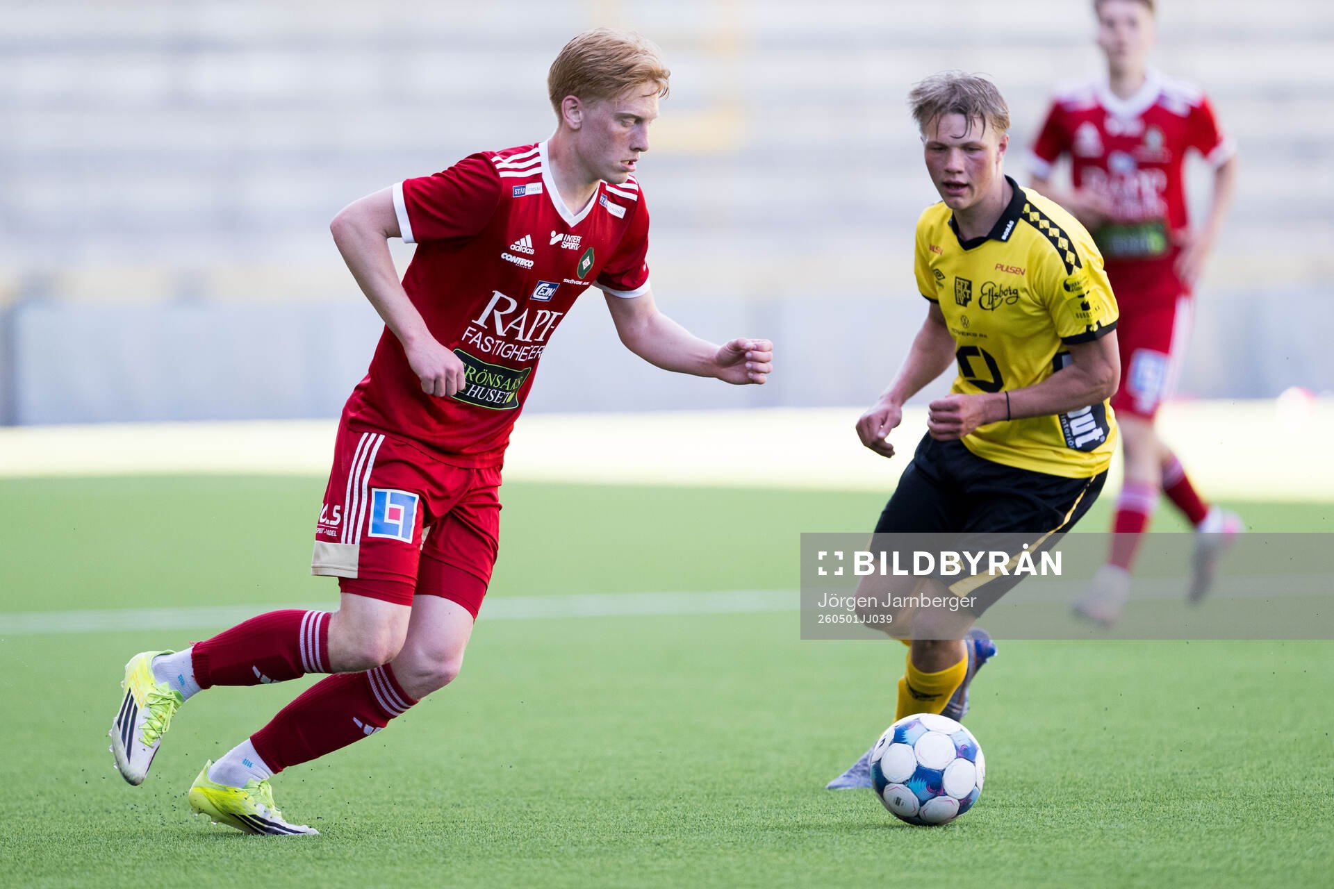 Skövde AIKs Linus Andersson och Elfsborgs Konrad Folkesson