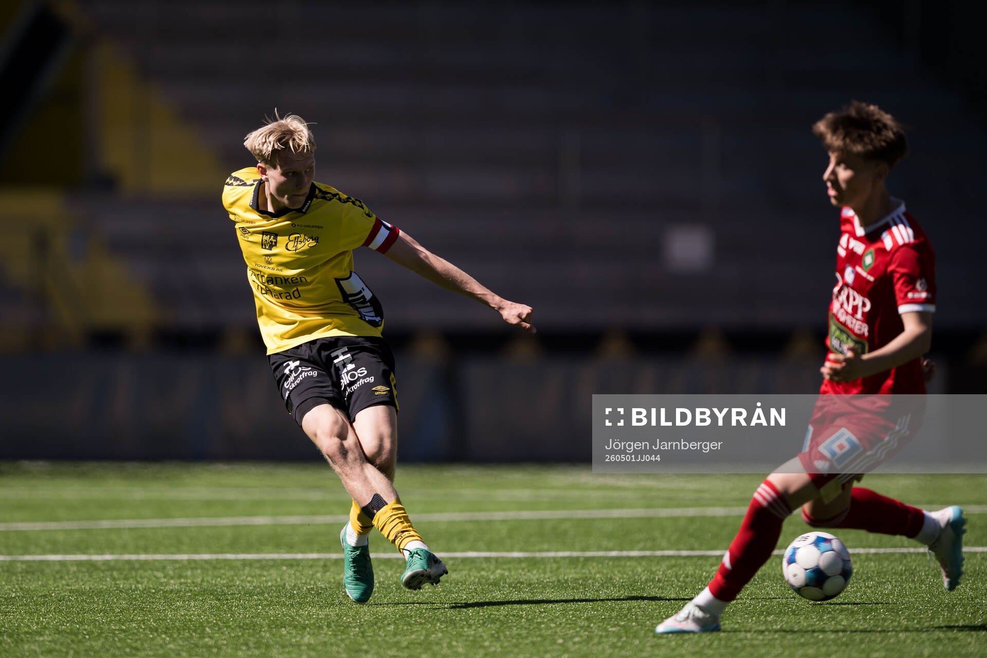 Elfsborgs Kasper Örtegren och Skövde AIKs Raffaello Peci
