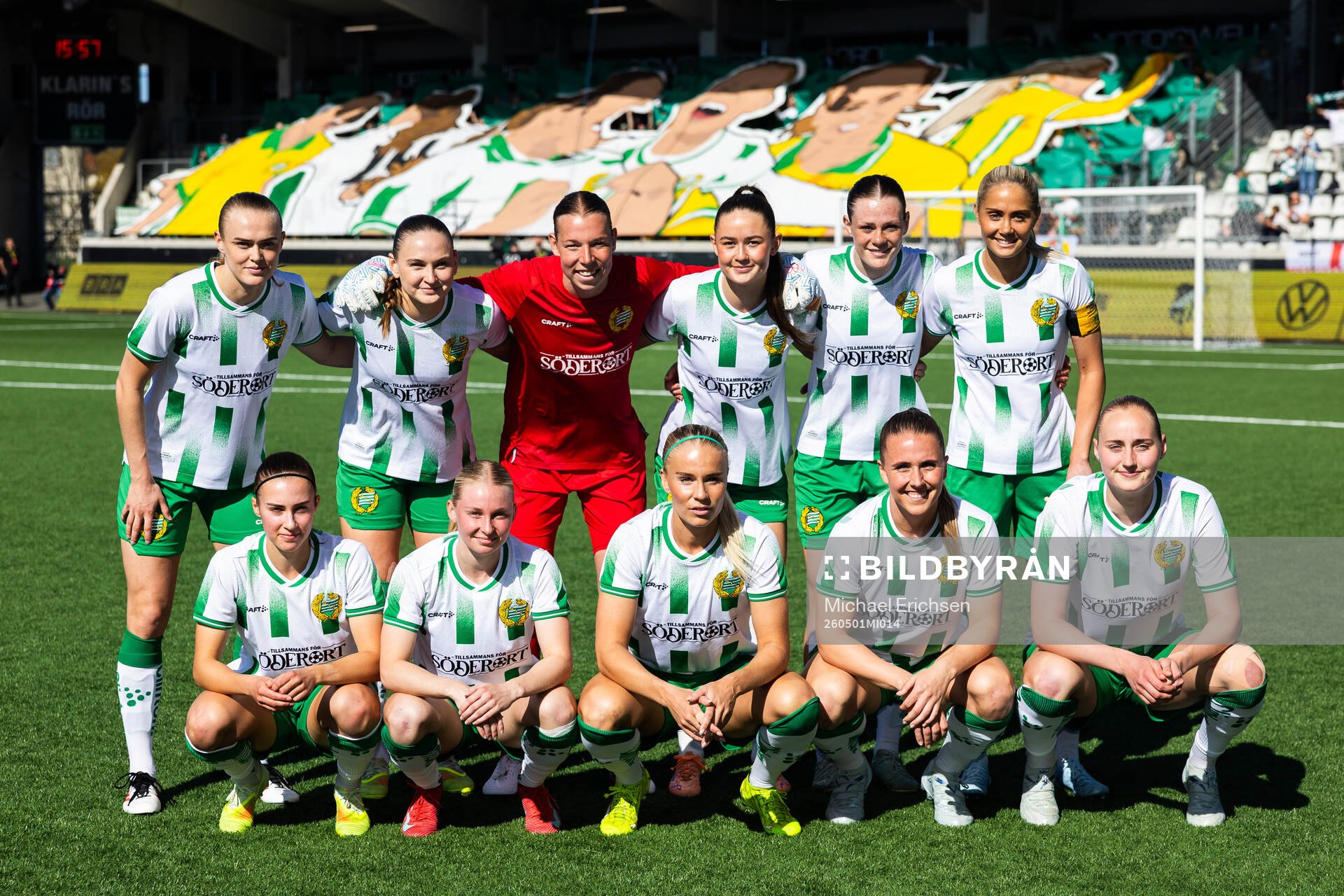 The starting eleven of Hammarby