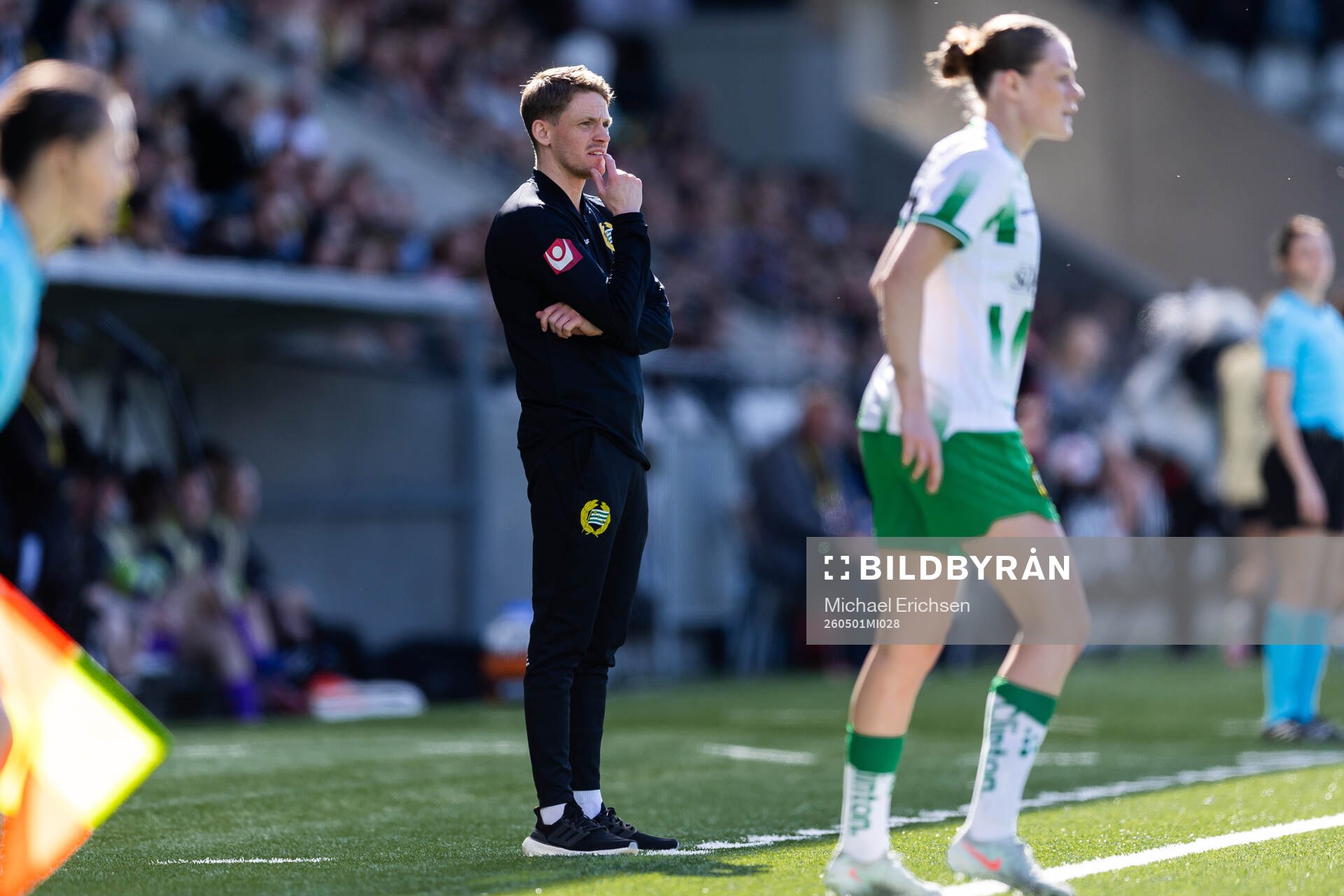Coach William Strömberg of Hammarby
